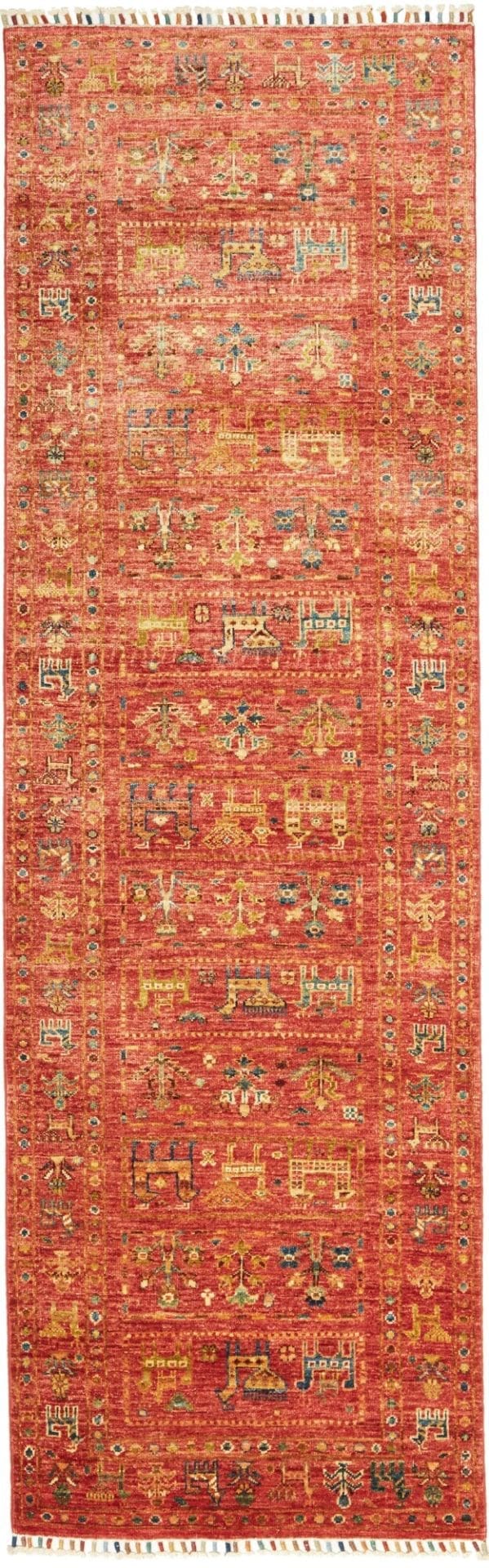 Orientteppich Samarkand 80 x 246 cm – handgeknüpft, Schurwolle