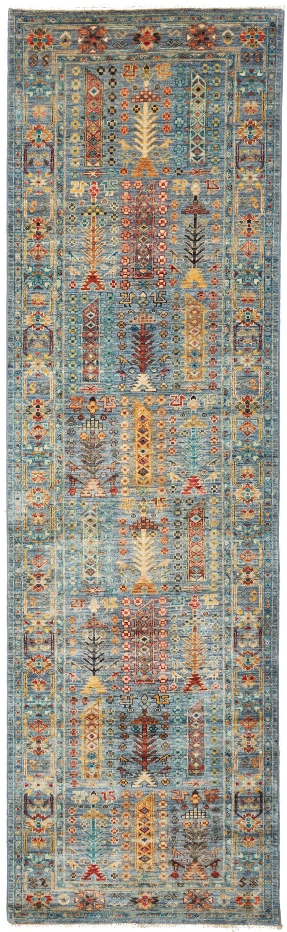 Orientteppich Samarkand 83 x 273cm – Handgeknüpft, Schurwolle
