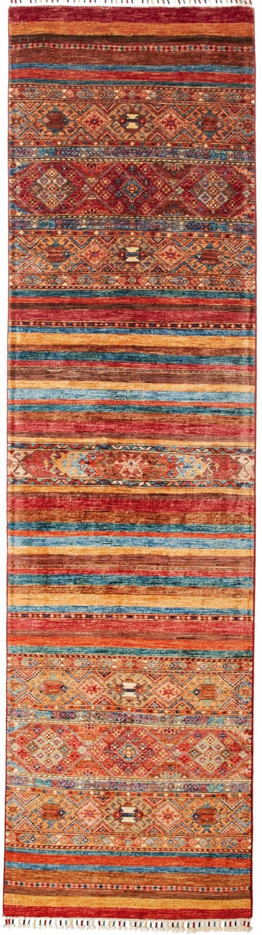 Orientteppich Samarkand 83 x 293 cm, handgeknüpft, Schurwolle