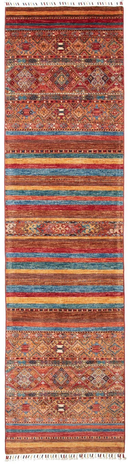 Orientteppich Samarkand 86 x 310cm aus Schurwolle, handgeknüpft