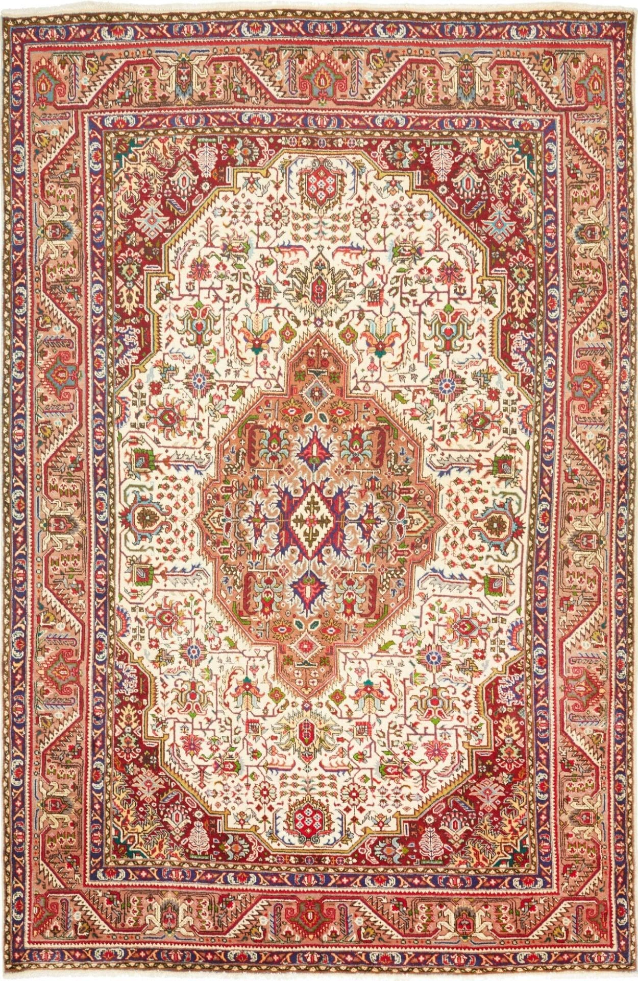 Orientteppich Täbriz 201 x 300 cm, Mahi Design, handgeknüpft