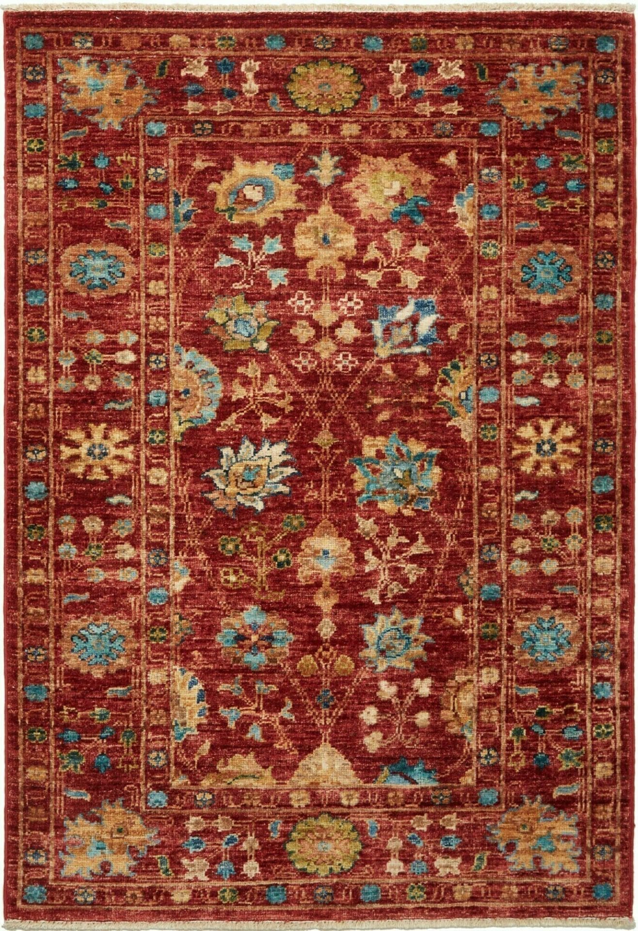 Orientteppich Ziegler 83 x 114 cm aus Schurwolle, handgeknüpft