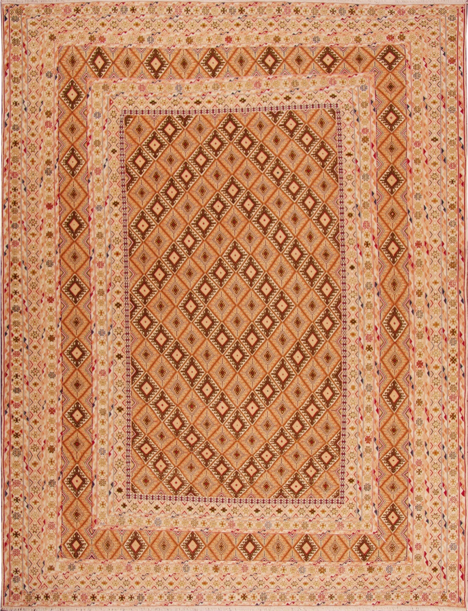 Pakistanischer Orientteppich 206 x 260cm, Schurwolle, handgeknüpft
