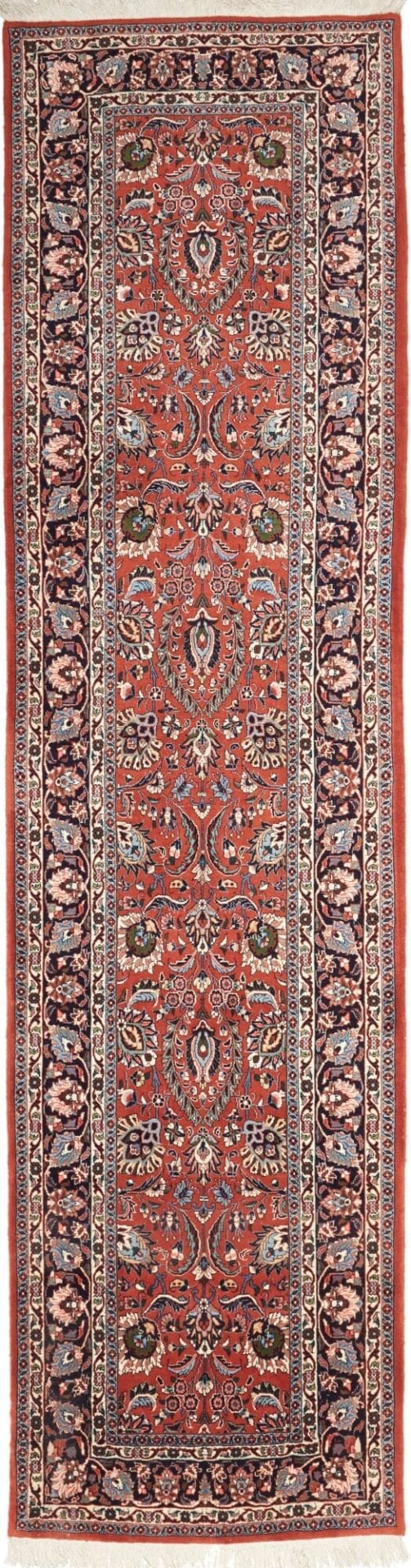 Persischer Bidjar Teppich 79 x 291cm aus Schurwolle, handgeknüpft