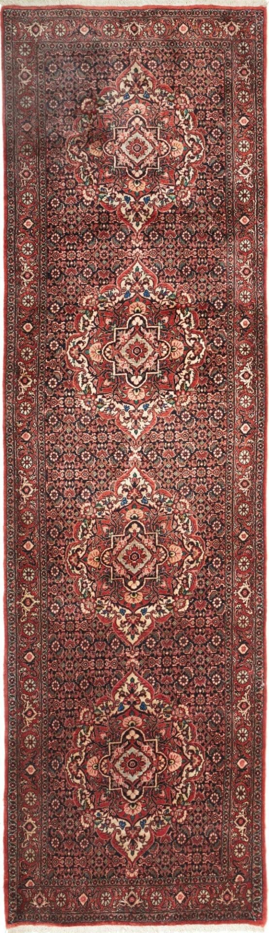 Persischer Bidjar Teppich 84 x 290cm, Schurwolle, handgeknüpft
