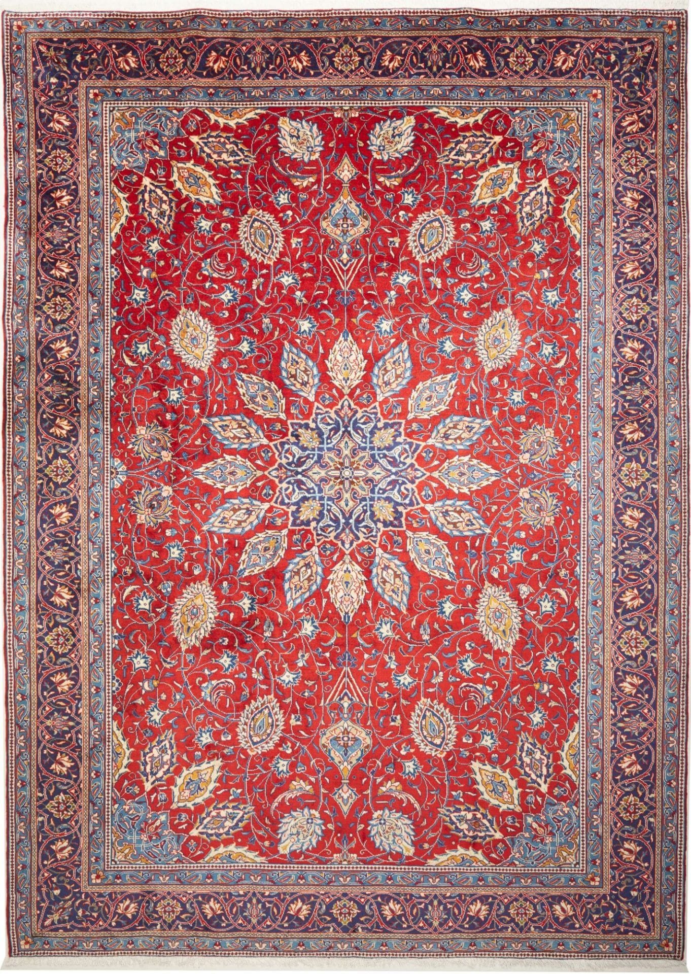 Persischer Sarough Teppich 266 x 367 cm, Schurwolle, handgeknüpft