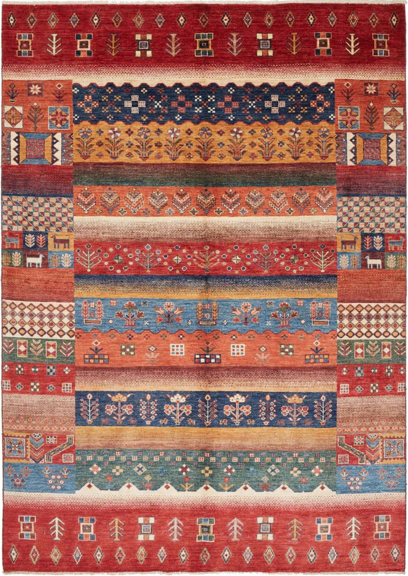 Samarkand Neo Teppich 174 x 240cm, Handgeknüpft, Wolle, Orientteppich