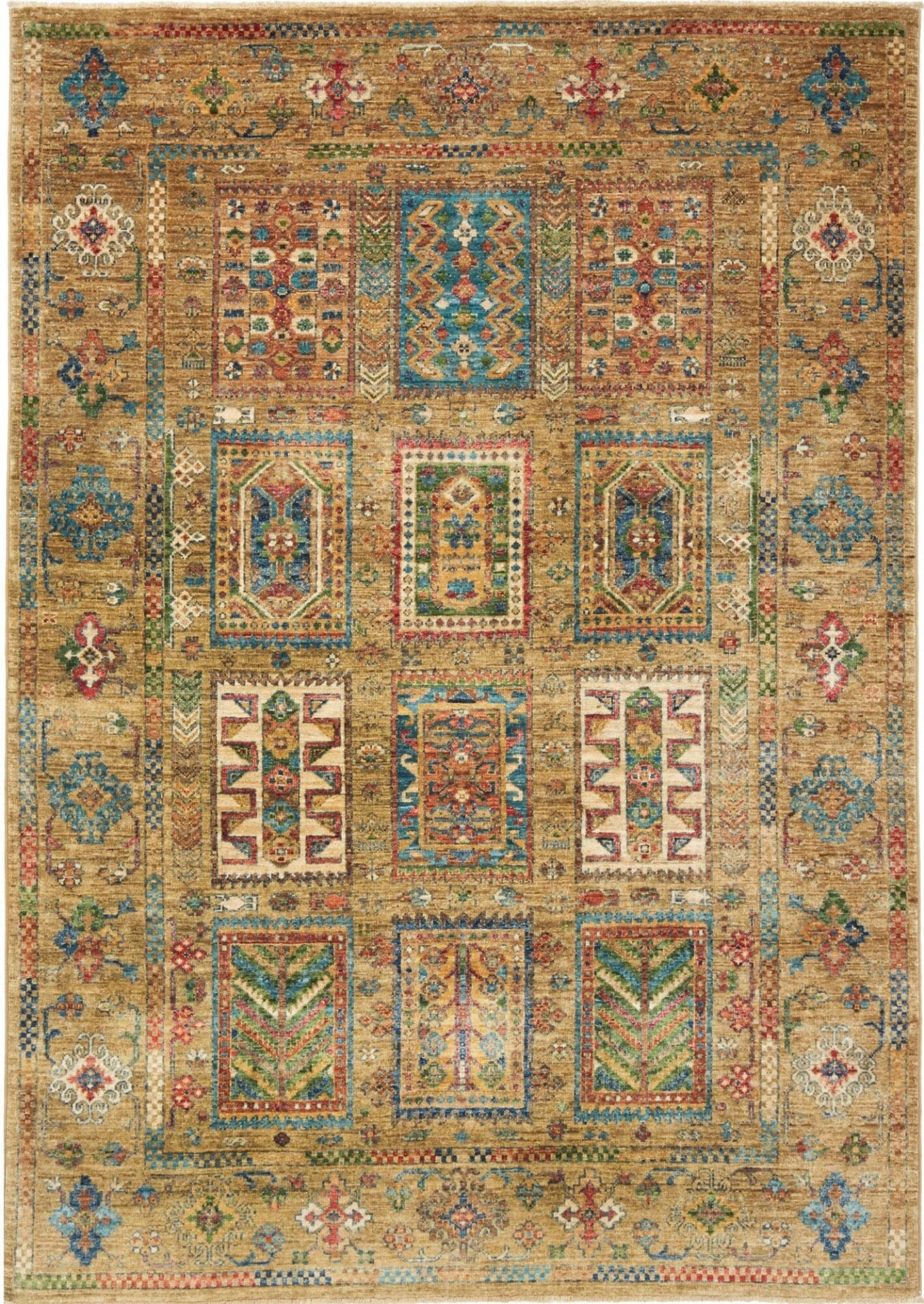 Samarkand Orientteppich 150x205cm, Handgeknüpft aus Wolle