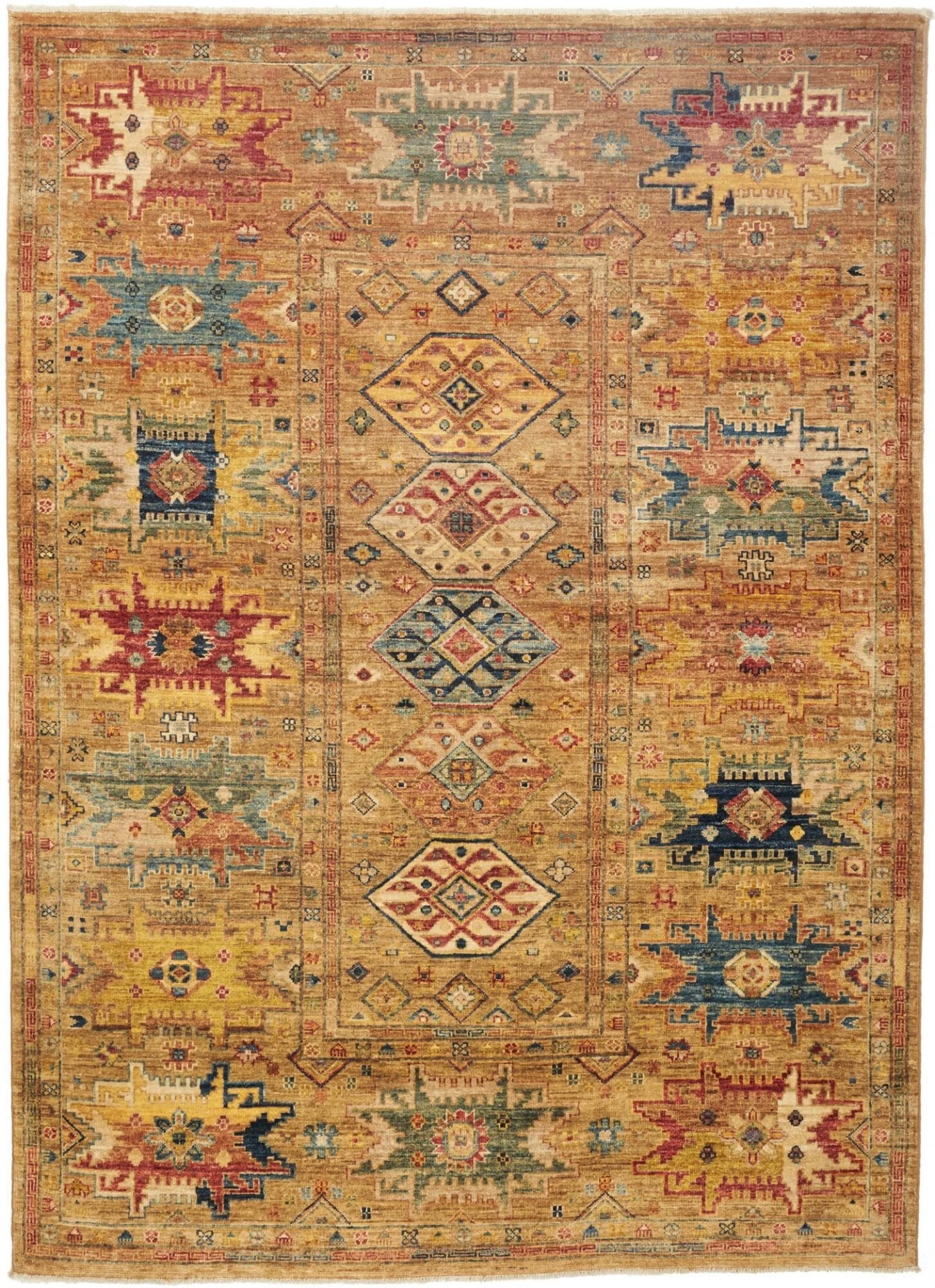 Samarkand Orientteppich 153 x 210cm, Wolle, handgeknüpft