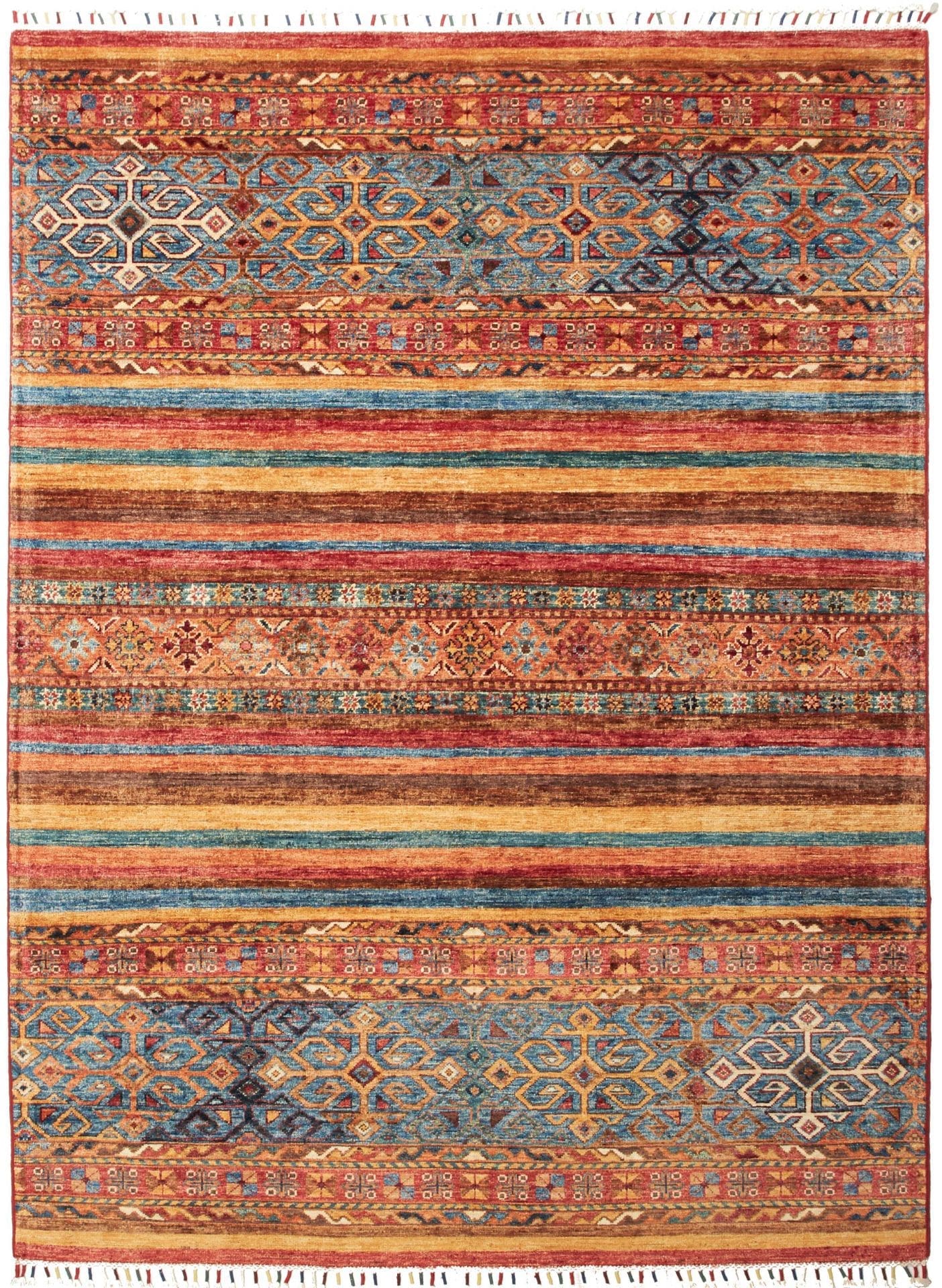 Samarkand Orientteppich 155 x 205cm, Handgeknüpft, Wolle
