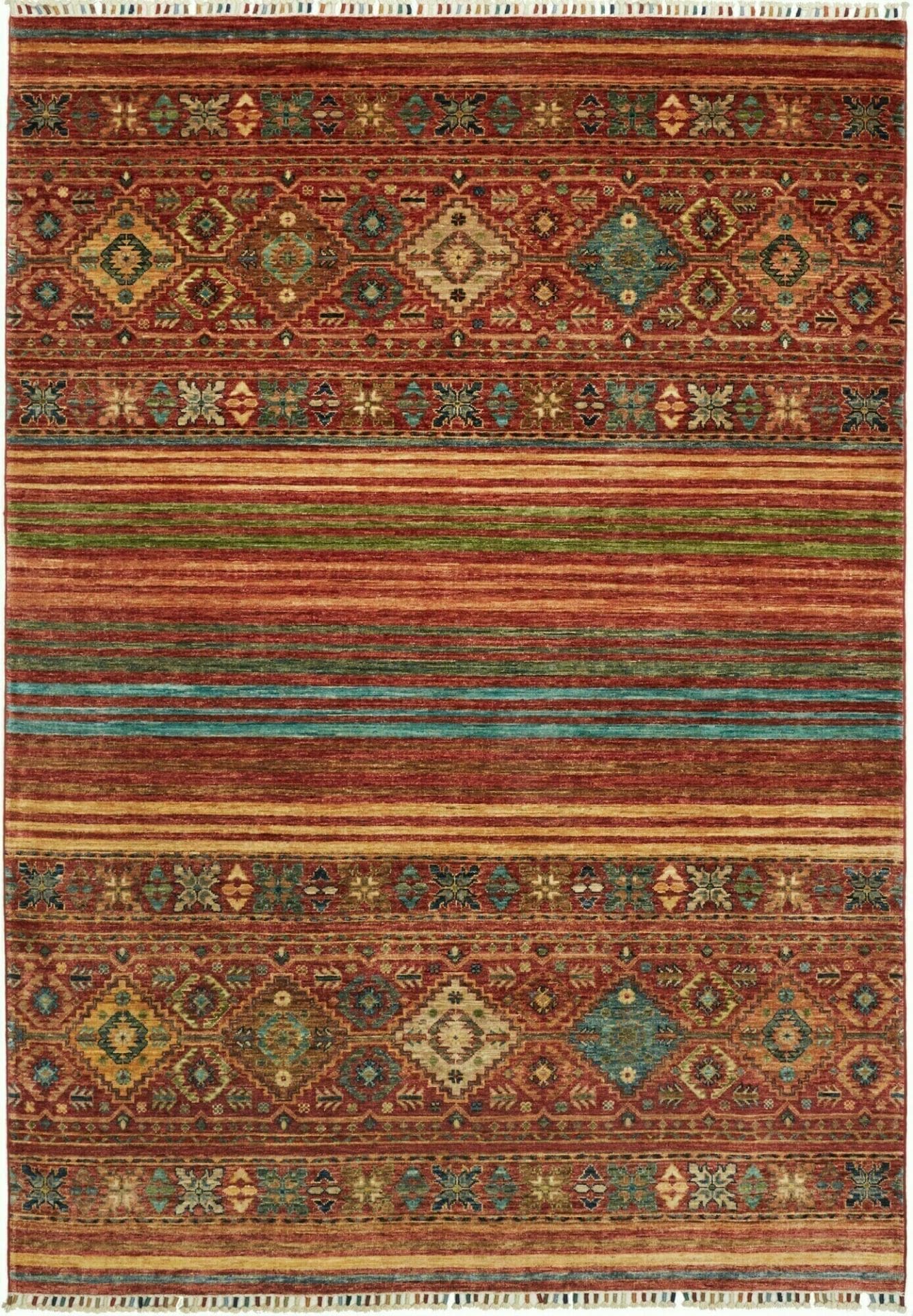 Samarkand Orientteppich 168 x 236 cm, handgeknüpft, Wolle