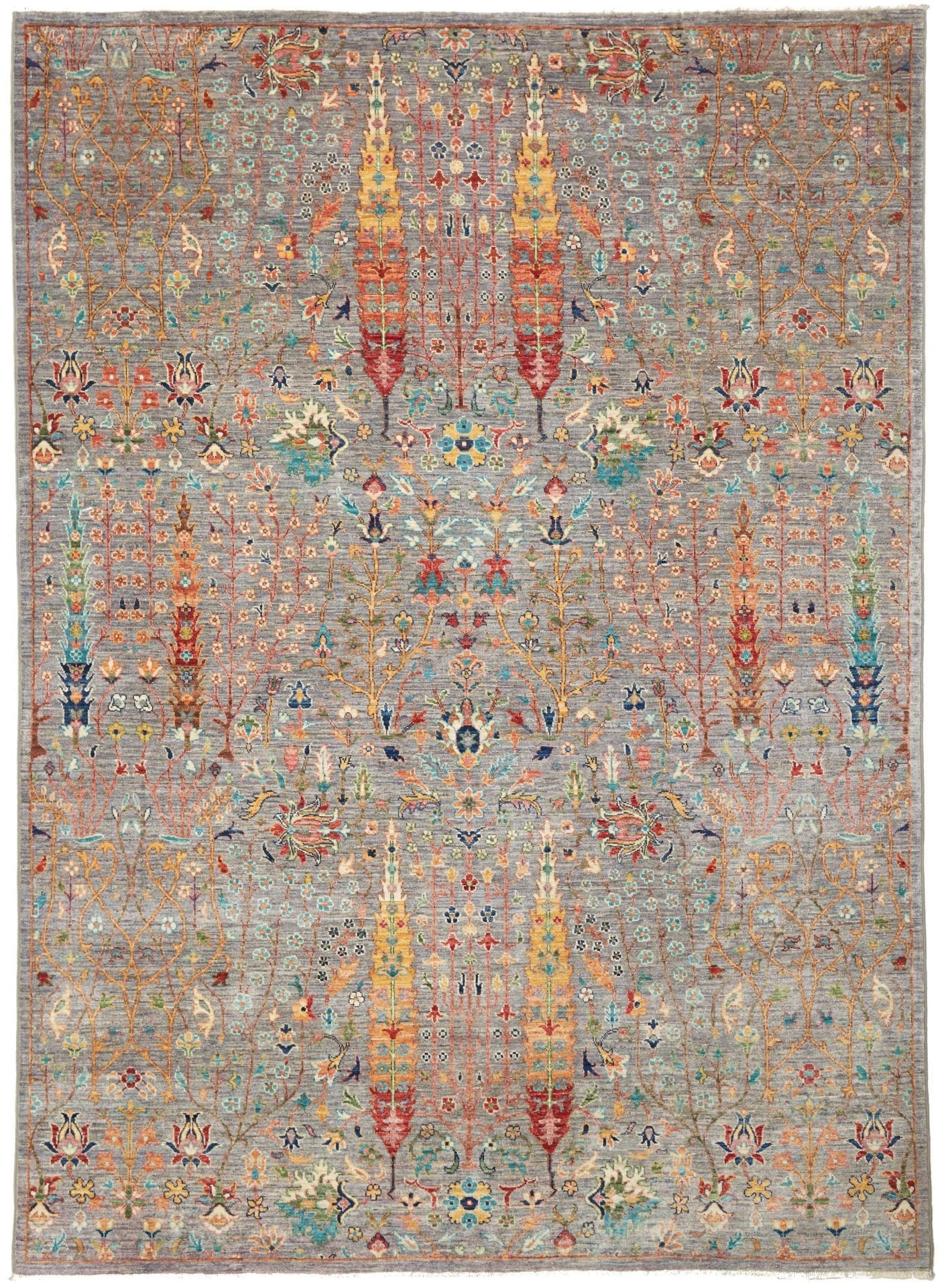 Samarkand Orientteppich 171 x 232cm, handgeknüpft, Wolle