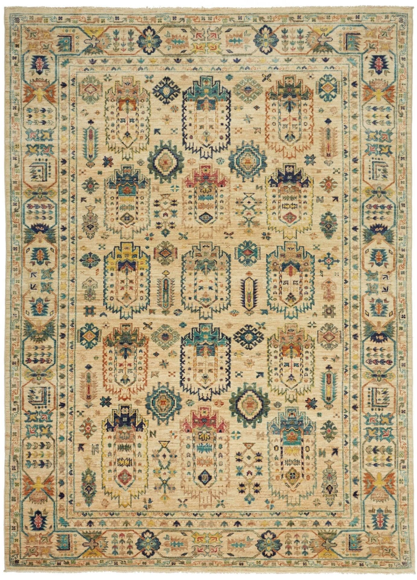Samarkand Orientteppich 171 x 234cm, handgeknüpft, Wolle