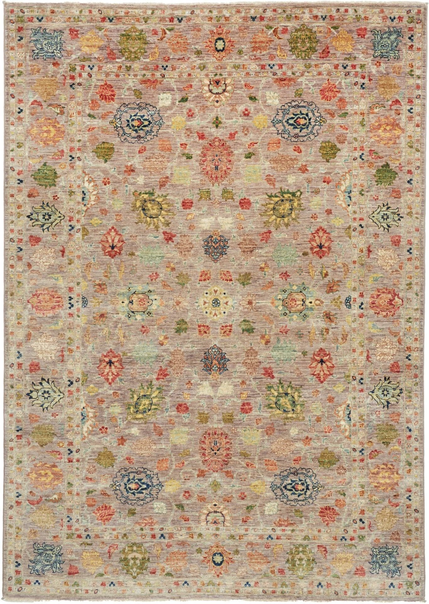 Samarkand Orientteppich 171 x 236 cm - handgeknüpft, Wolle