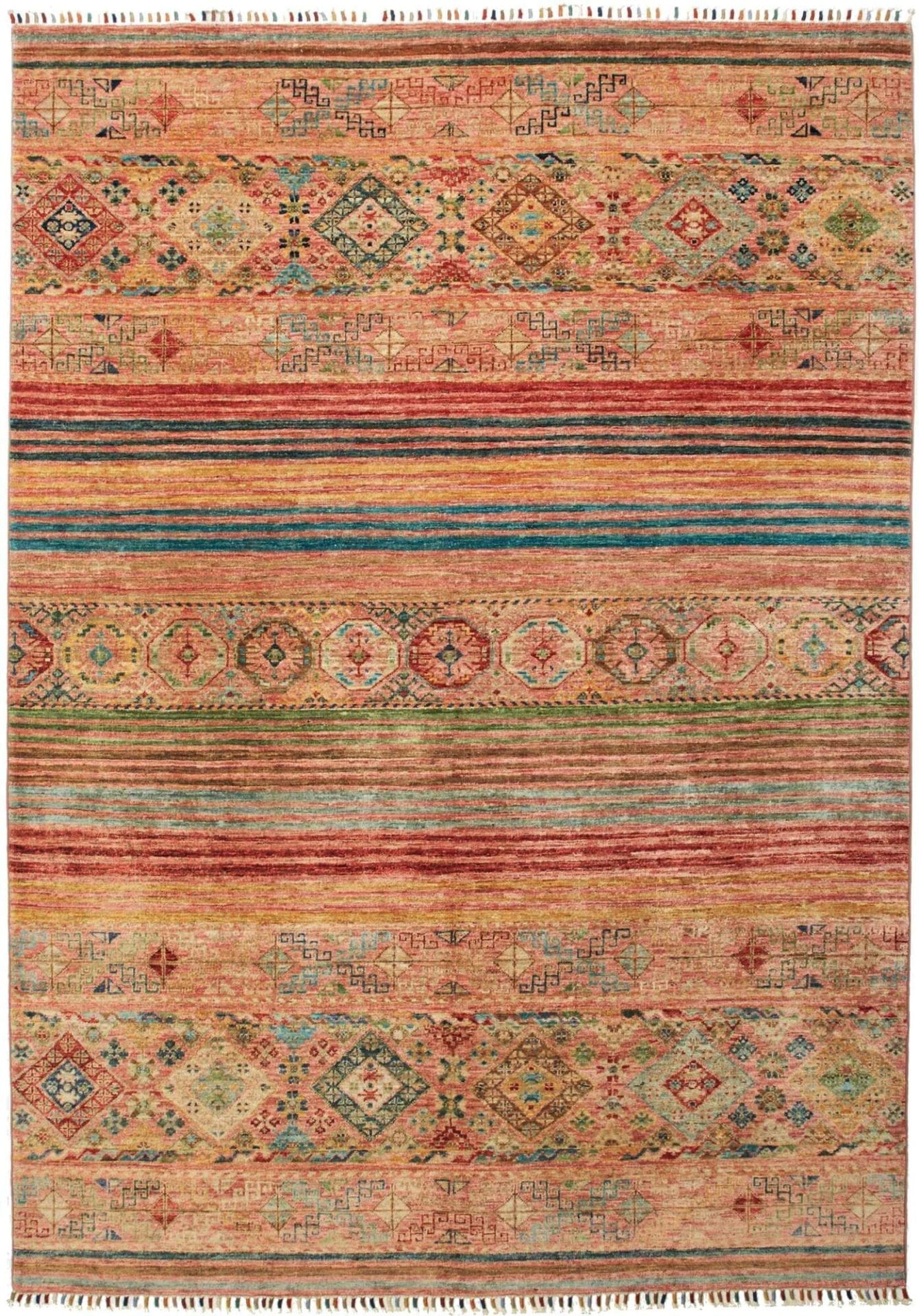 Samarkand Orientteppich 172 x 237 cm, handgeknüpft, Wolle