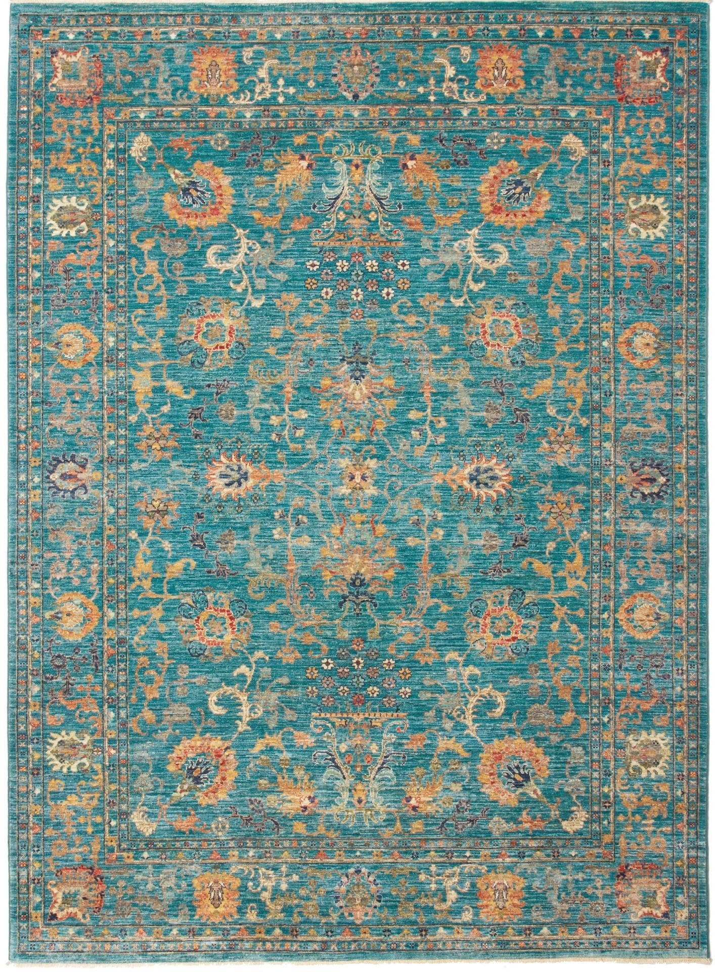 Samarkand Orientteppich 175 x 234 cm, Wolle, handgeknüpft
