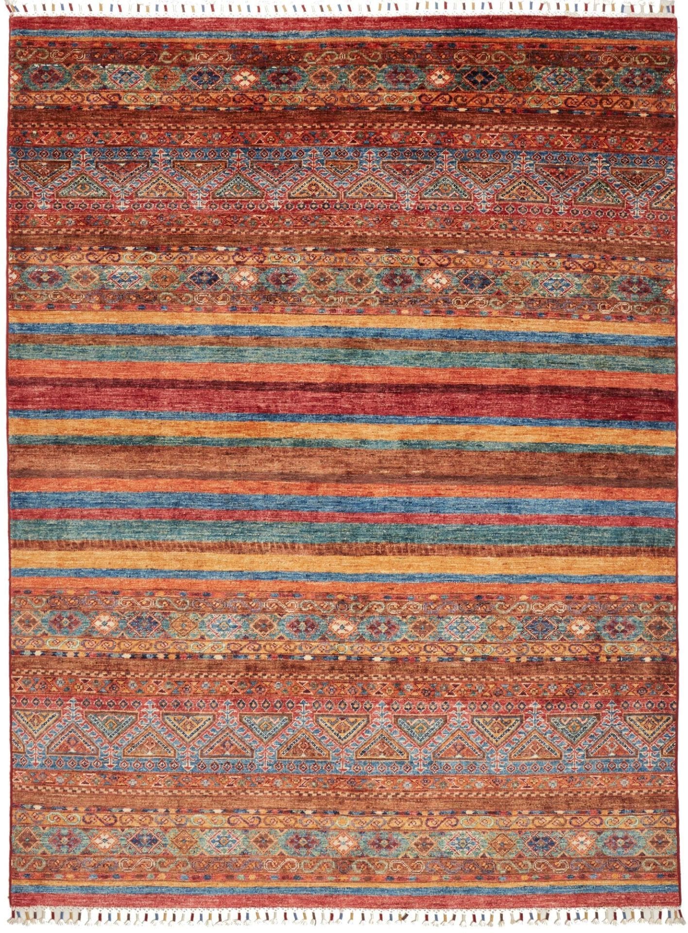 Samarkand Orientteppich 178 x 234 cm, handgeknüpft, Schurwolle