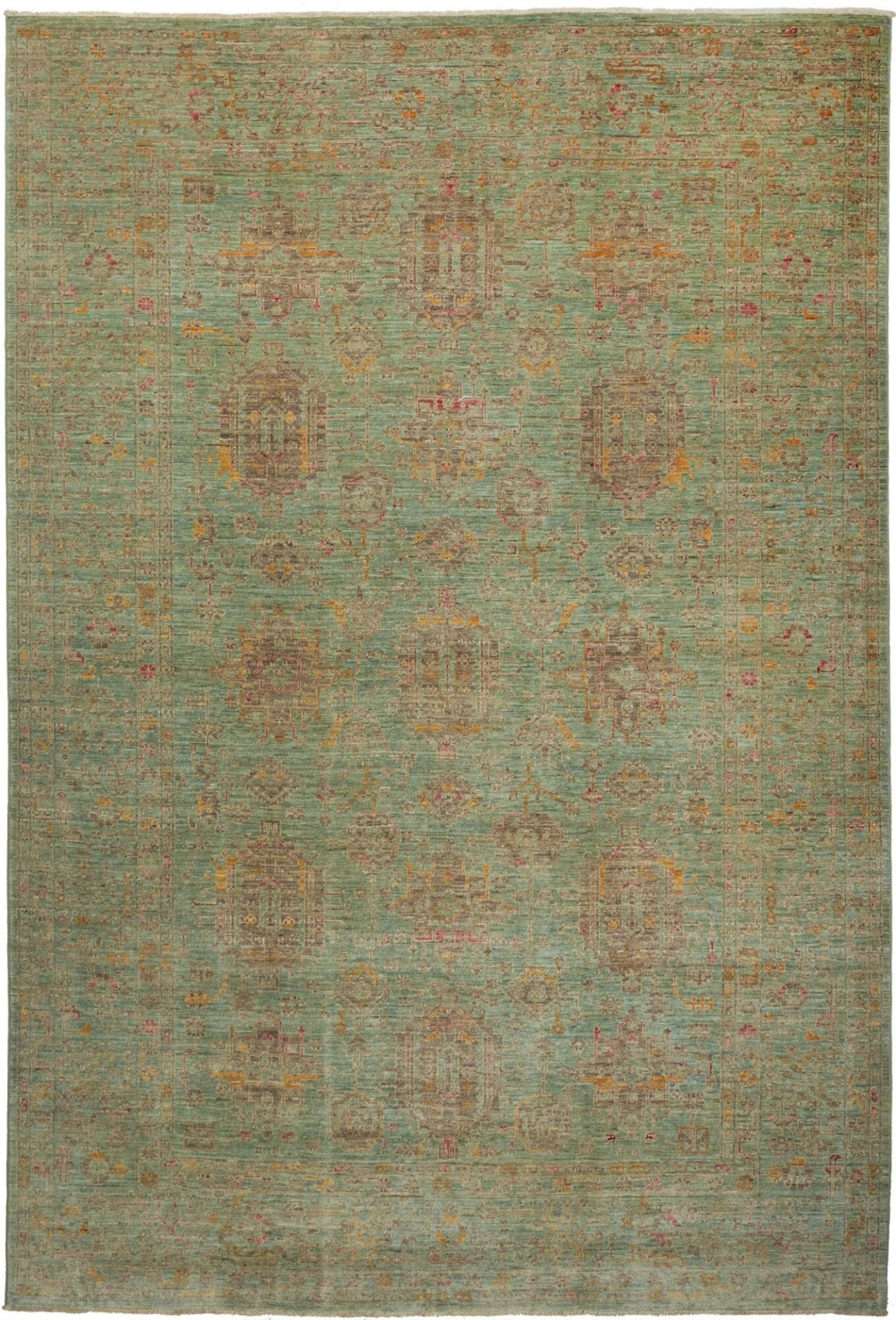 Samarkand Orientteppich 199 x 290 cm - Handgeknüpft, Wolle