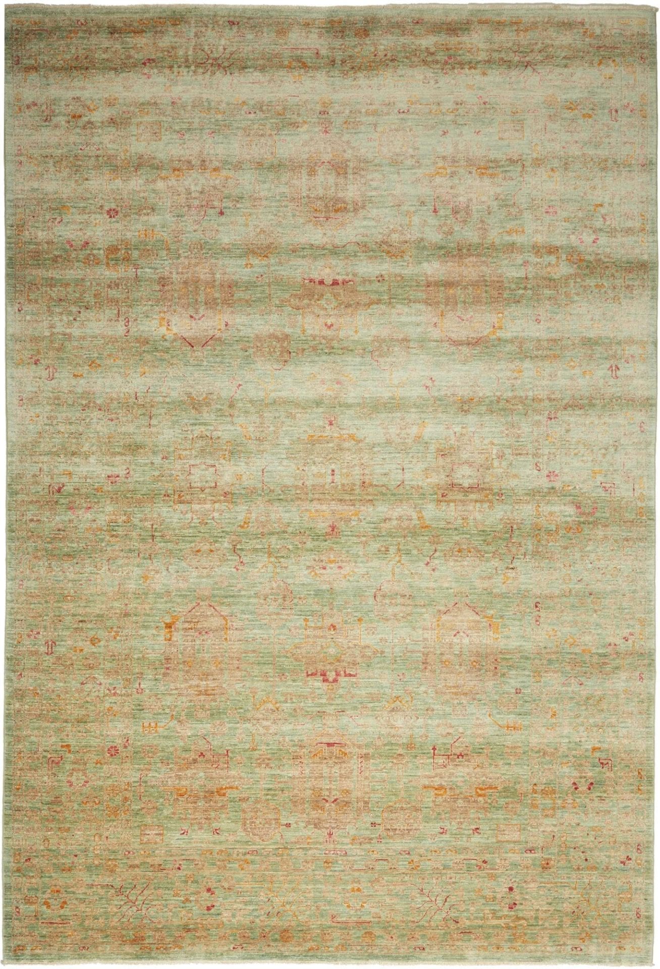 Samarkand Orientteppich 201 x 291cm, handgeknüpft, Wolle