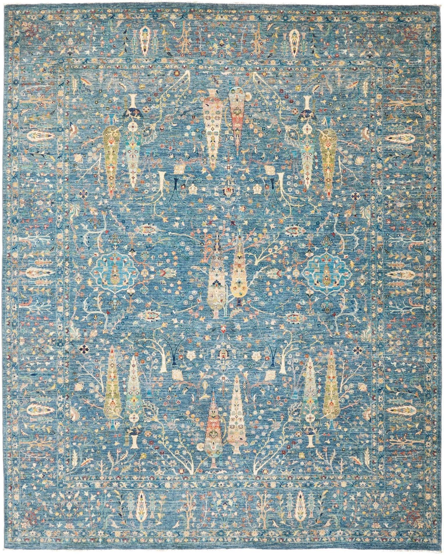 Samarkand Orientteppich 248 x 304 cm, handgeknüpft, Wolle