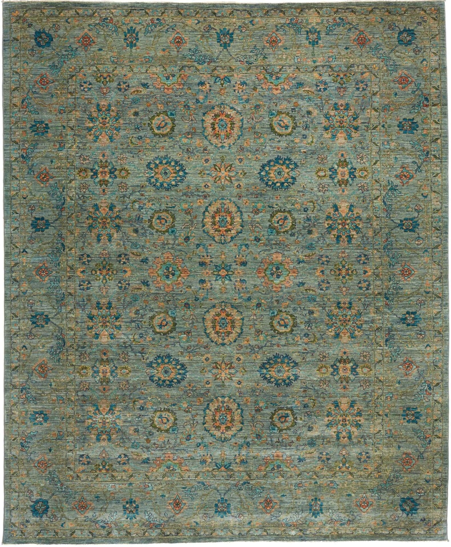 Samarkand Orientteppich 250 x 300cm, handgeknüpft, Wolle, bunt