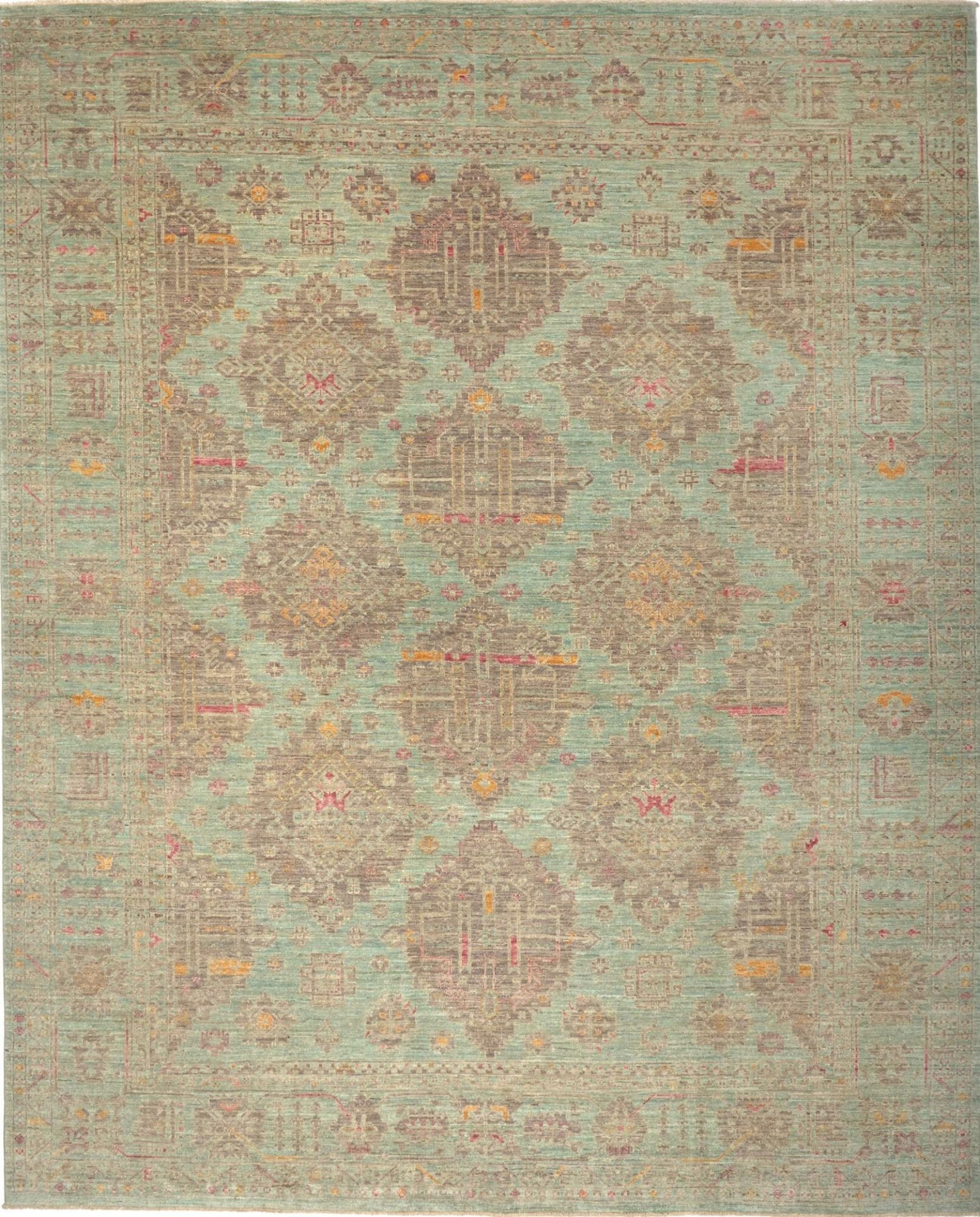Samarkand Orientteppich 251 x 307cm - Handgeknüpft aus Wolle