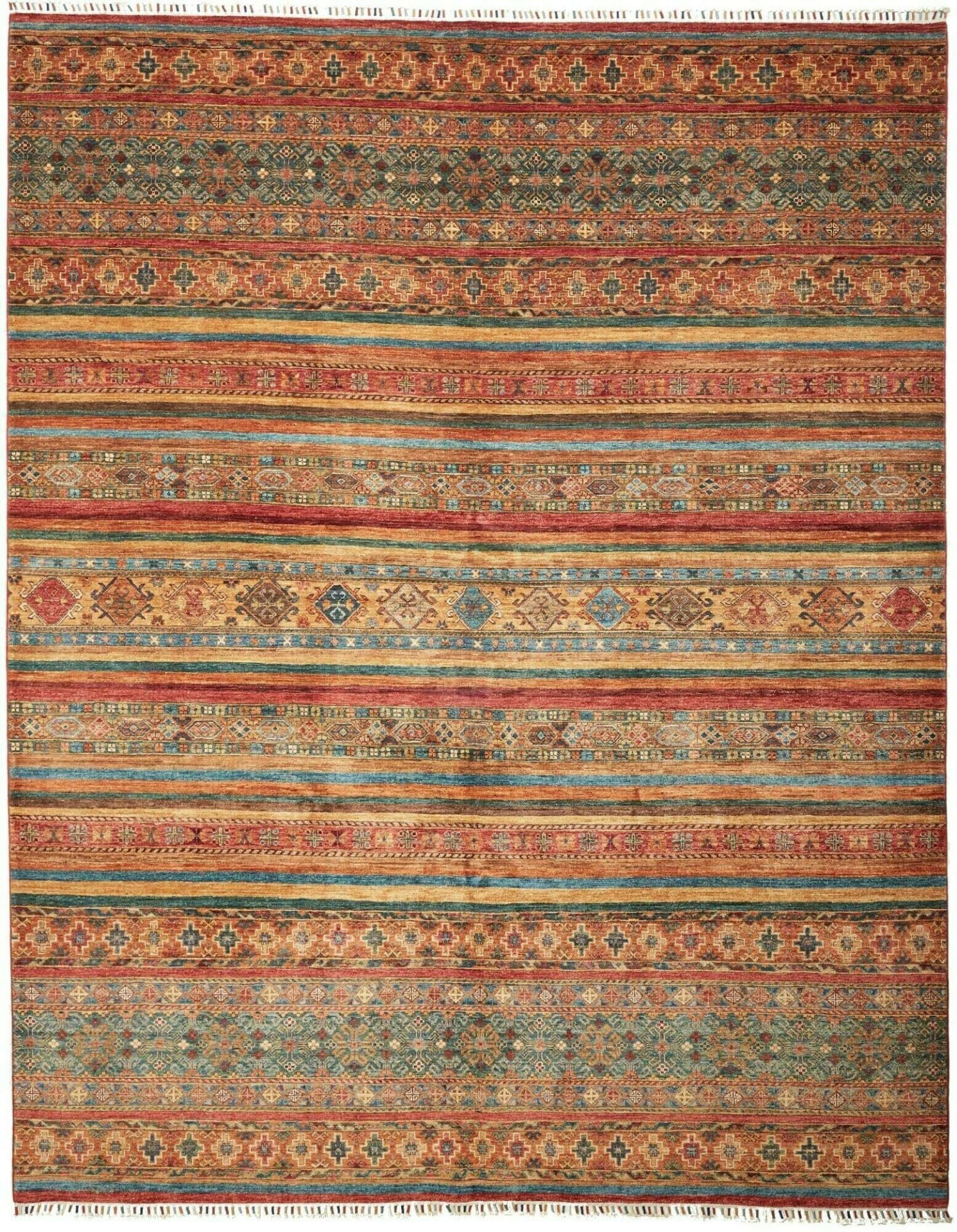 Samarkand Orientteppich 253 x 315cm, Schurwolle, handgeknüpft