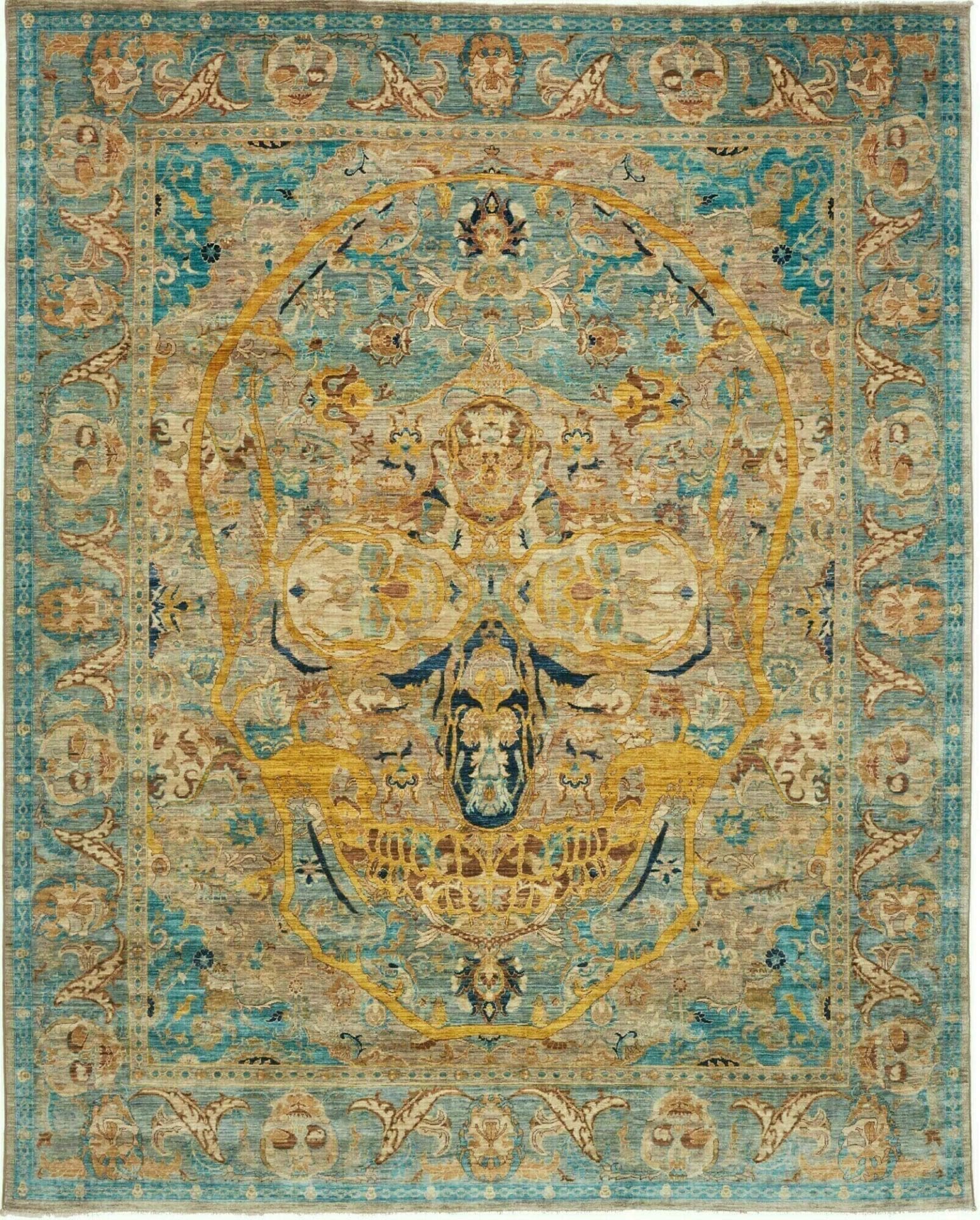 Samarkand Orientteppich 256 x 309cm, handgeknüpft, Wolle