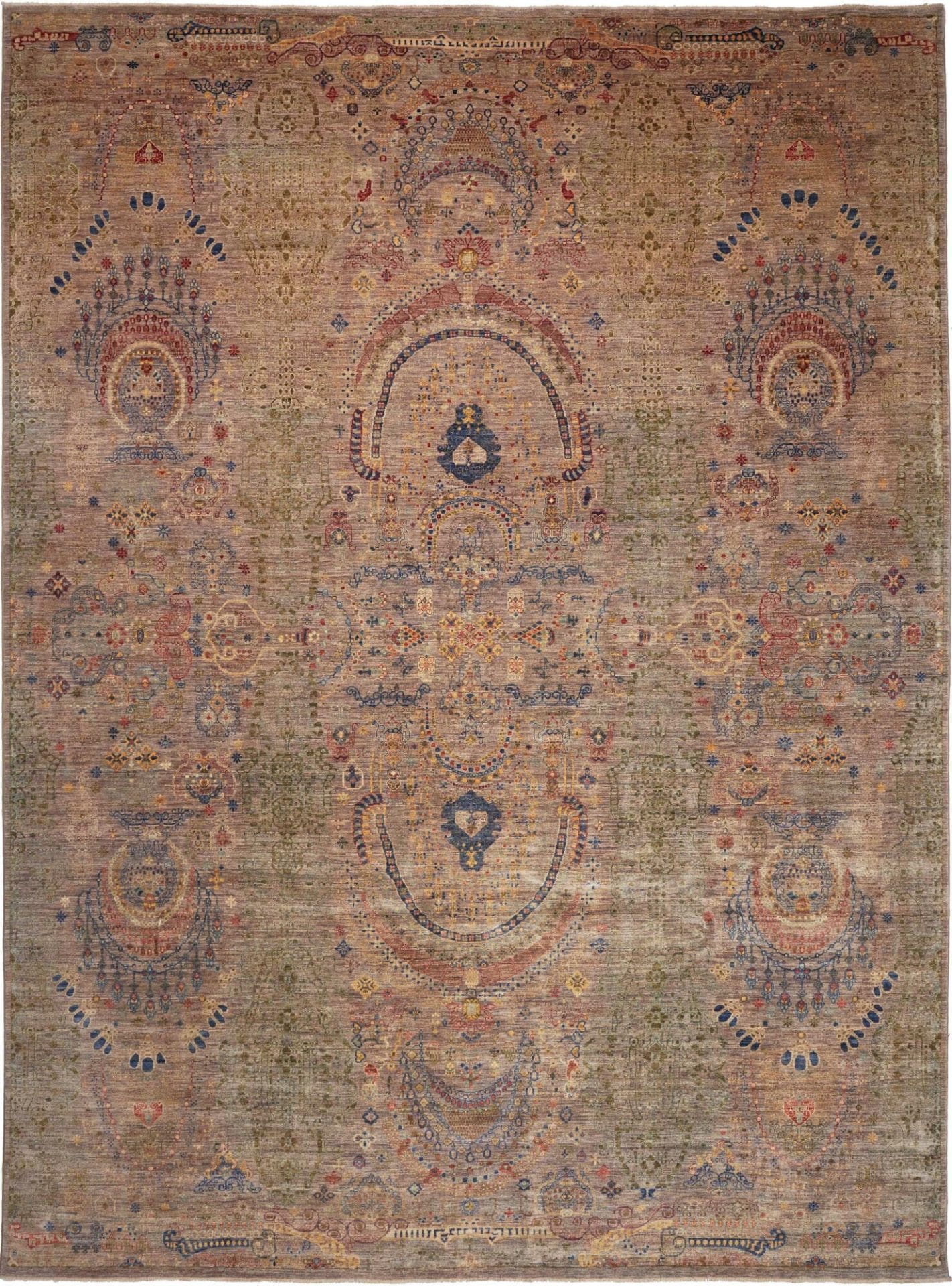 Samarkand Orientteppich 300 x 408cm, Schurwolle, handgeknüpft