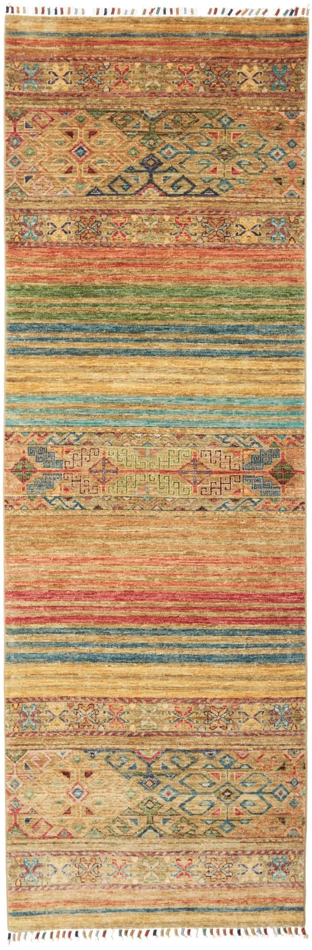 Samarkand Orientteppich 82 x 251cm, handgeknüpft, Schurwolle