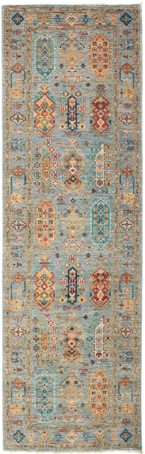 Samarkand Orientteppich 82 x 258cm, handgeknüpft, Wolle