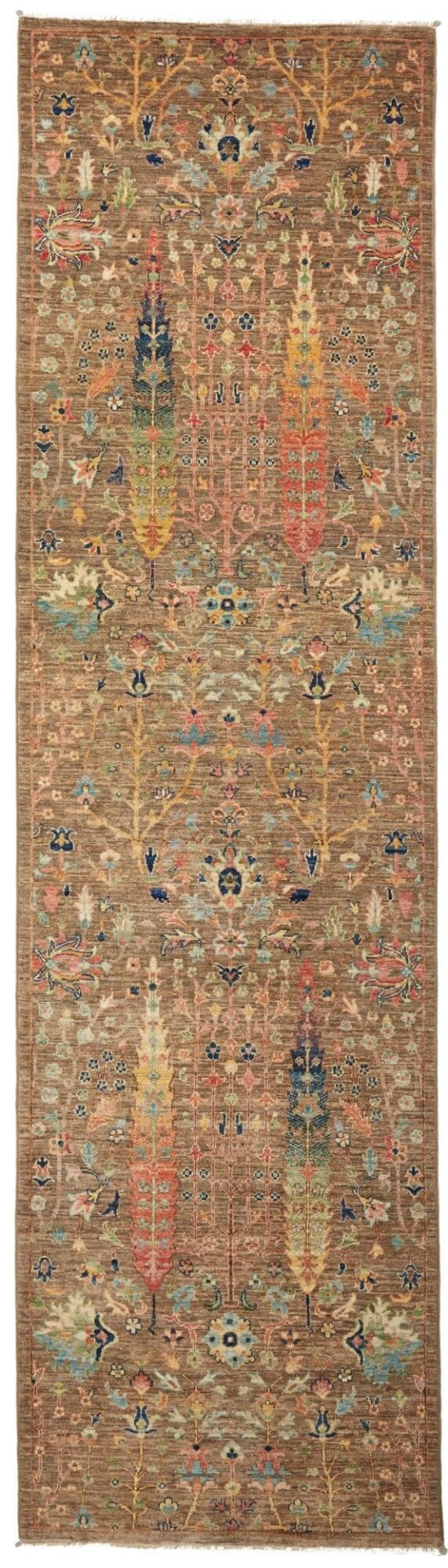 Samarkand Orientteppich 82 x 295 cm, Wolle, handgeknüpft