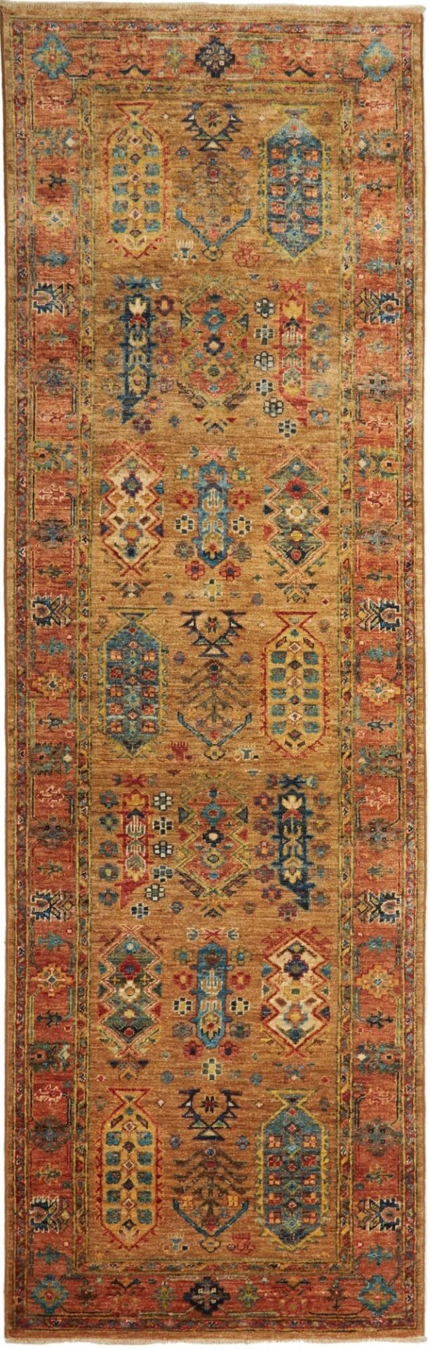 Samarkand Orientteppich 83 x 260 cm - Handgeknüpft, Wolle