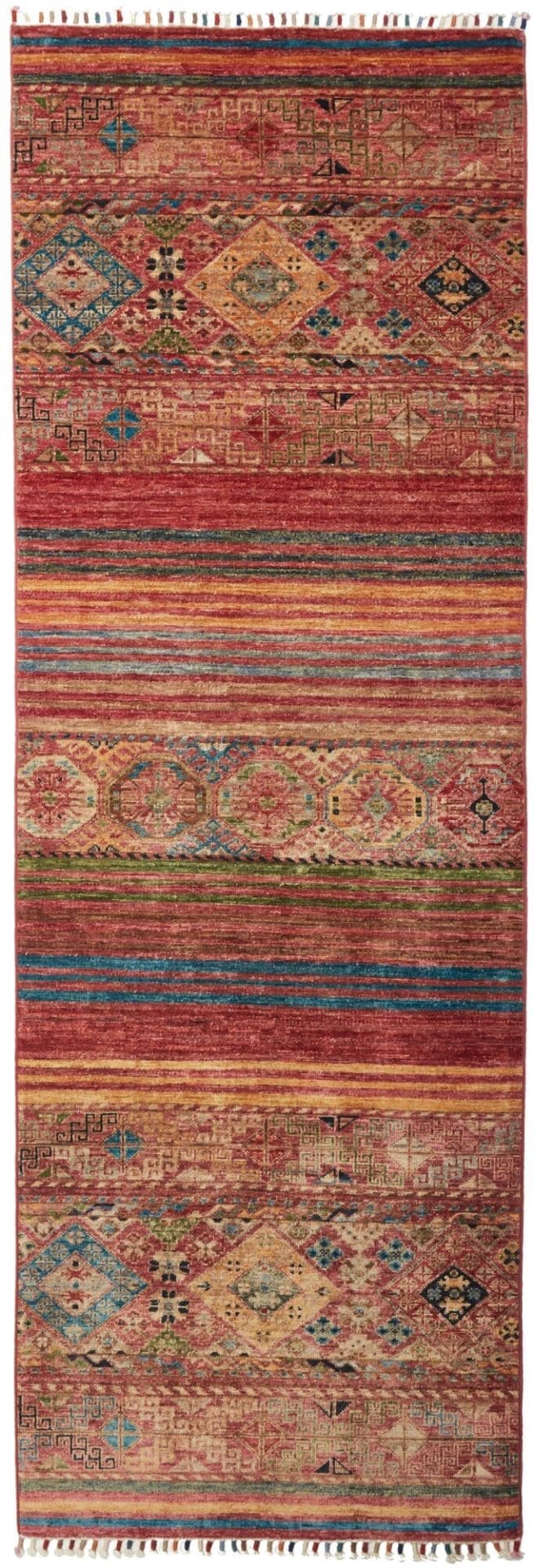 Samarkand Orientteppich 85 x 247cm, handgeknüpft, Wolle