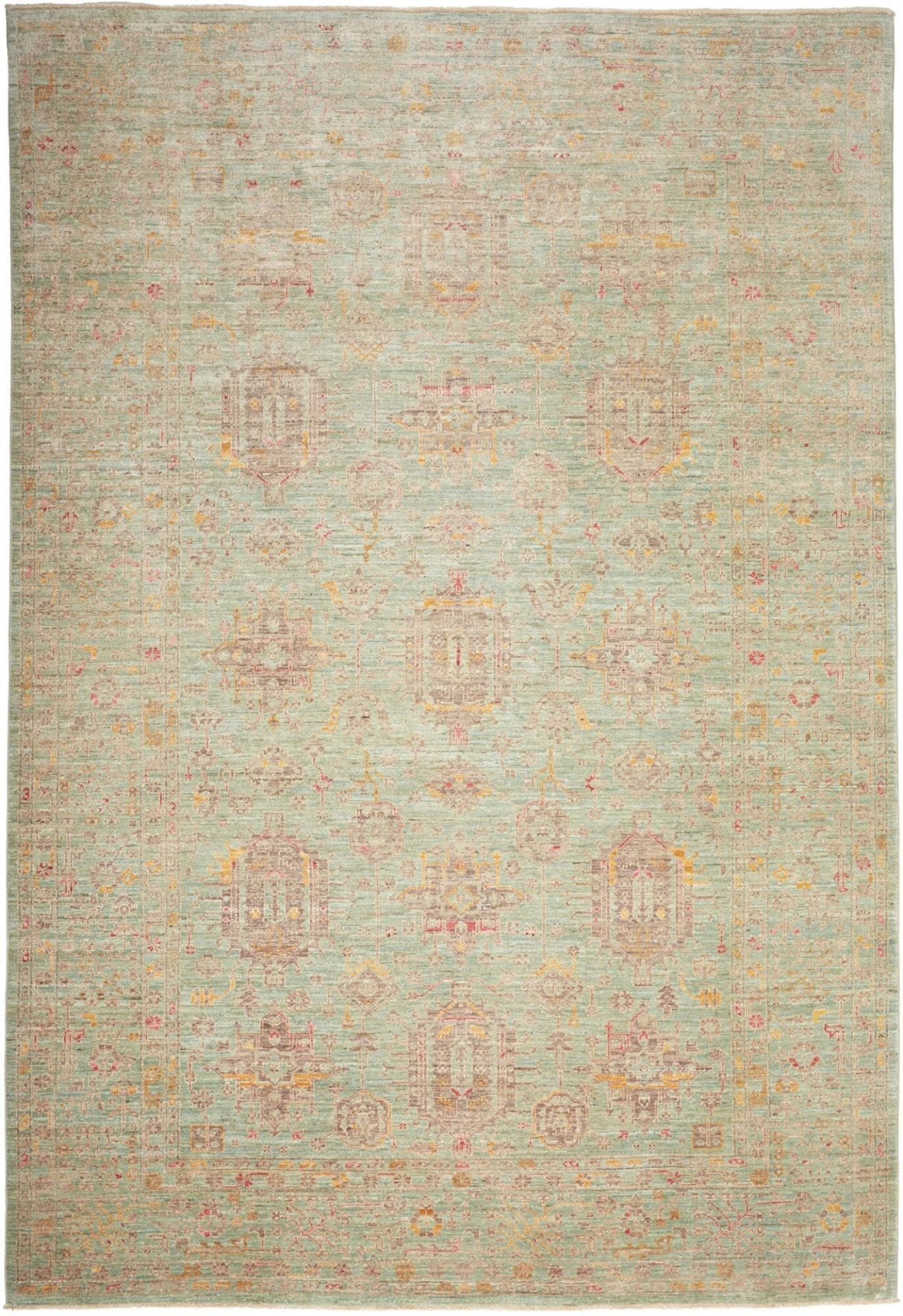 Samarkand Tribal 202 x 294cm | Schurwolle, handgeknüpft, Orientteppich