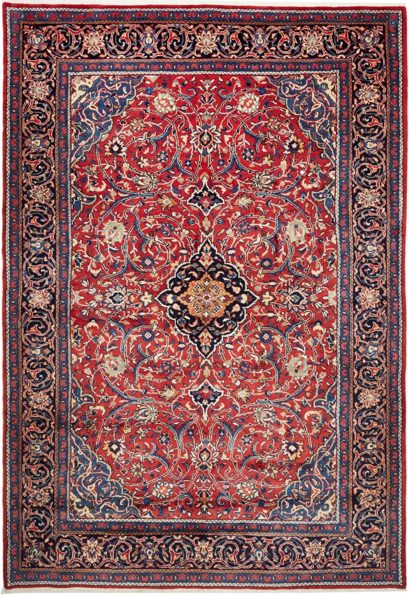 Sarough Teppich 213 x 310 cm, handgeknüpft, Schurwolle, orientalisch