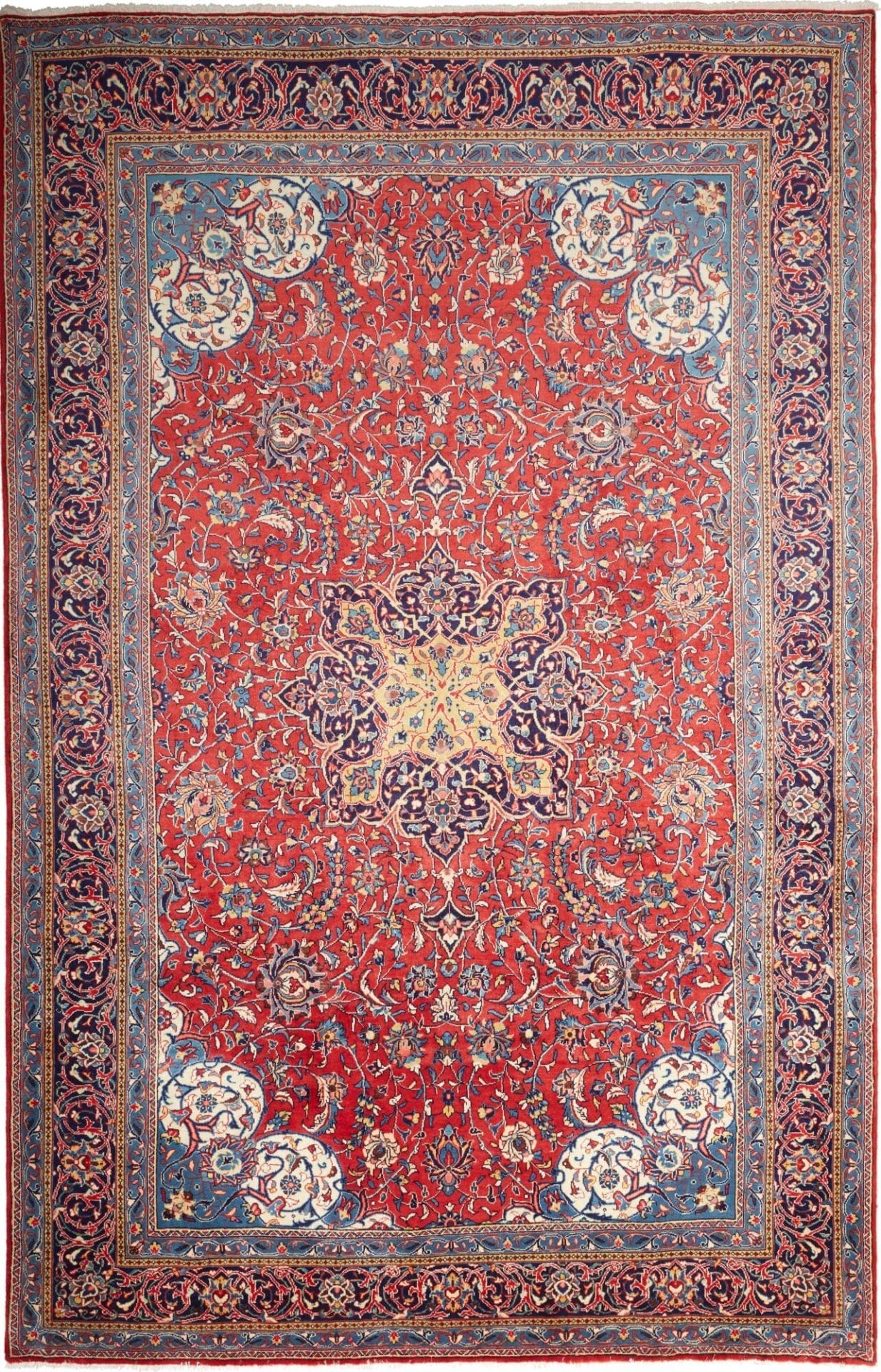 Sarough Teppich 215 x 328cm, Schurwolle, handgeknüpft, Perserteppich