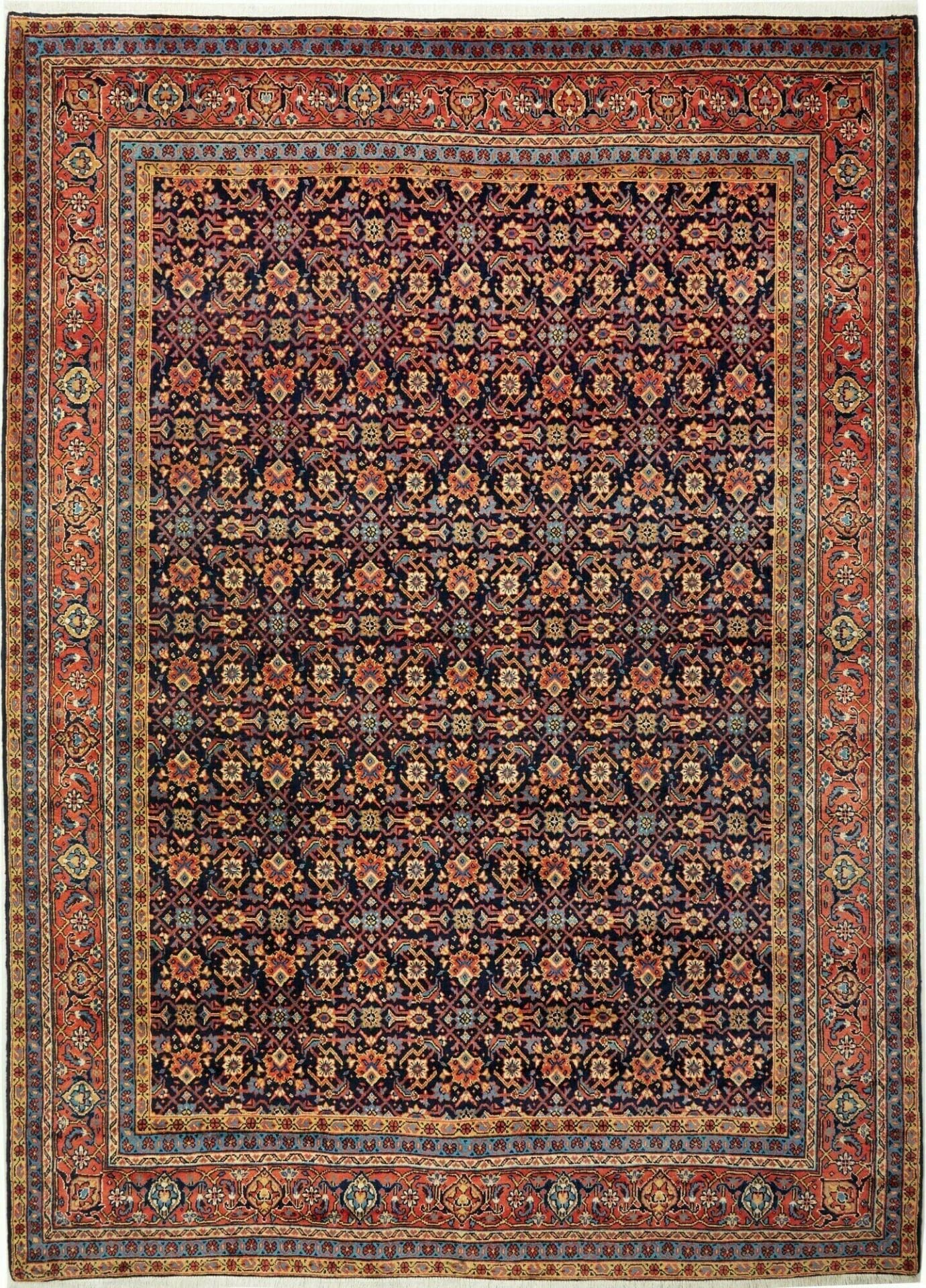 Sarough Teppich 263 x 360cm aus Schurwolle, handgeknüpft, Perserteppich