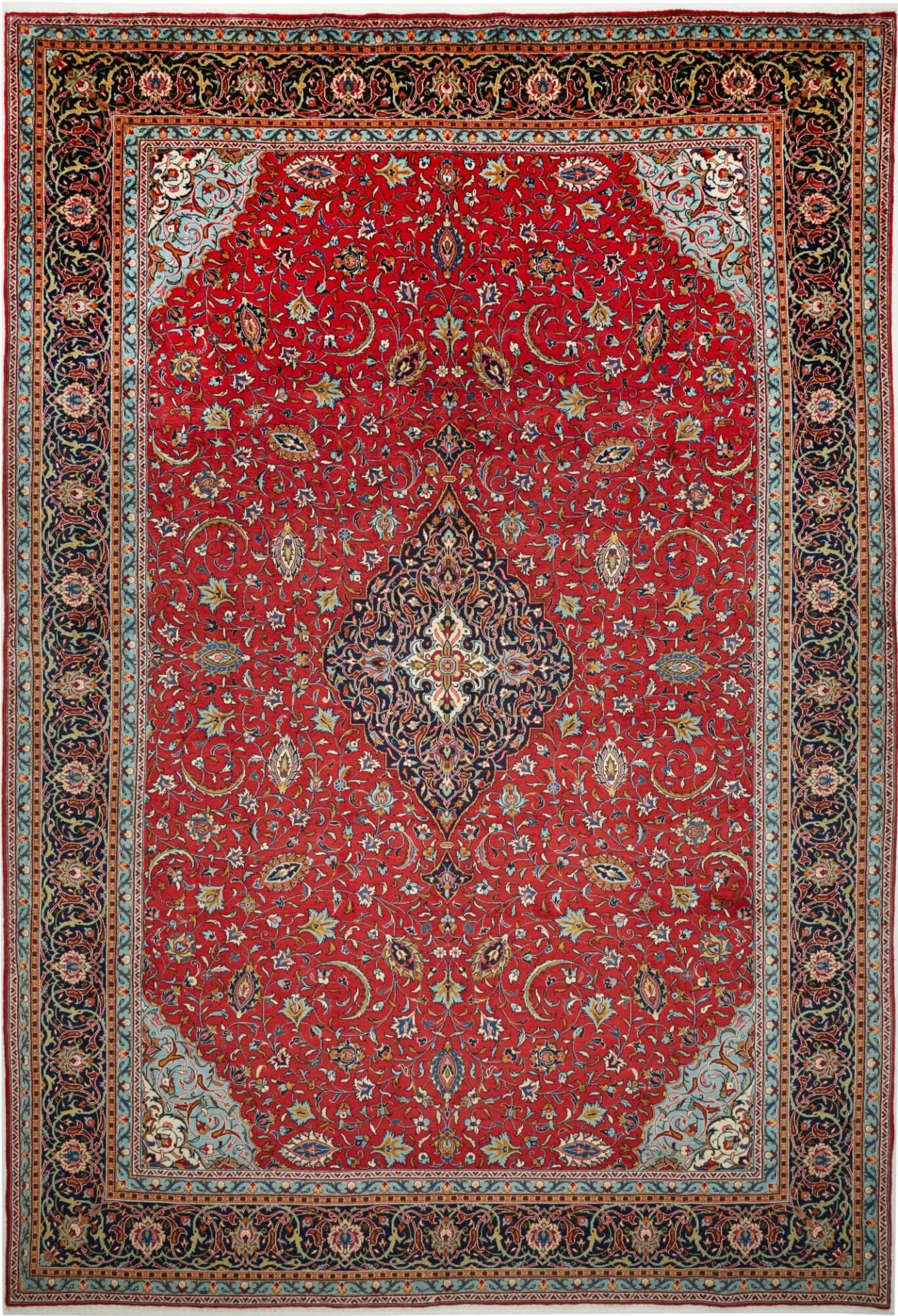 Sarough Teppich 293 x 422cm, Handgeknüpft aus Schurwolle, Perserteppich