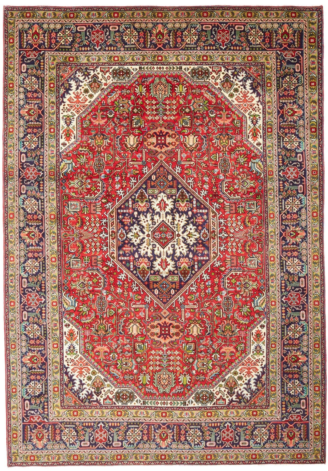 Shiraz Orientteppich 241 x 320cm, Wolle, handgeknüpft, geometrisch