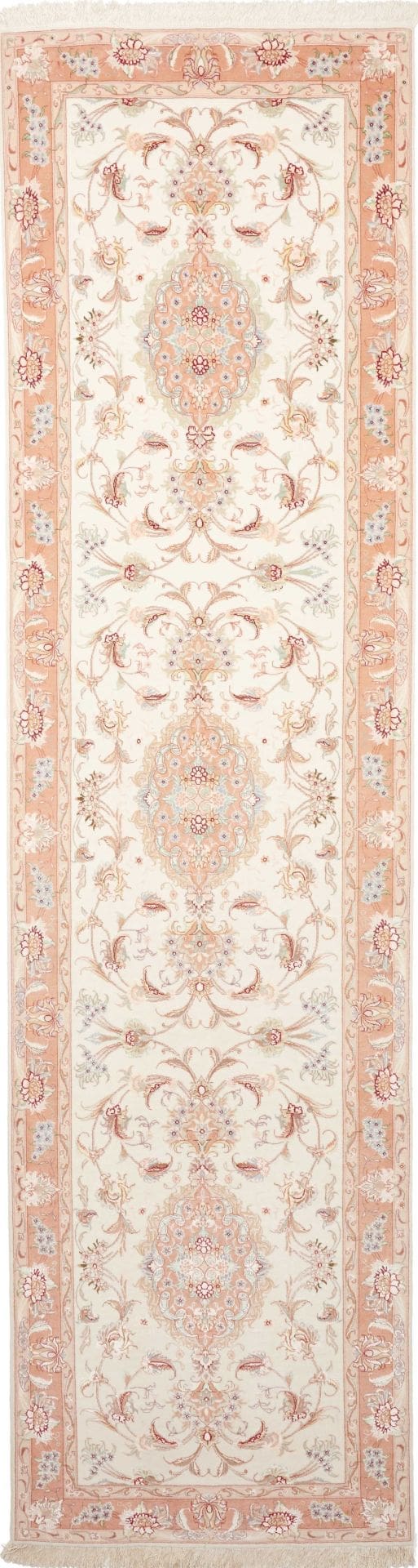 Täbriz Teppich 88 x 324 cm, Schurwolle, handgeknüpft, Perserteppich