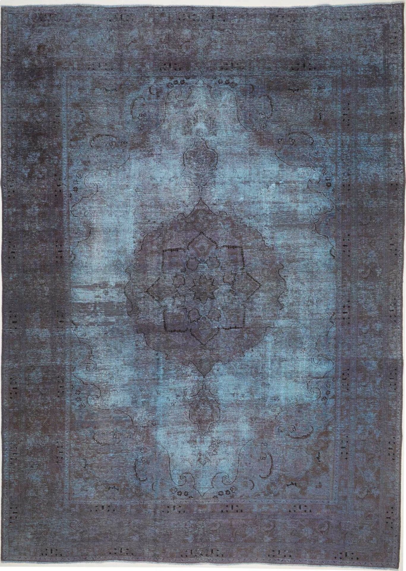 Vintage Perserteppich 231 x 334cm, Schurwolle, handgeknüpft