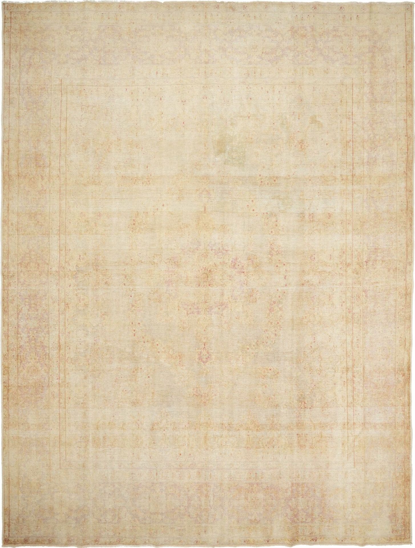 Vintage Perserteppich 293 x 385cm aus Schurwolle, handgeknüpft