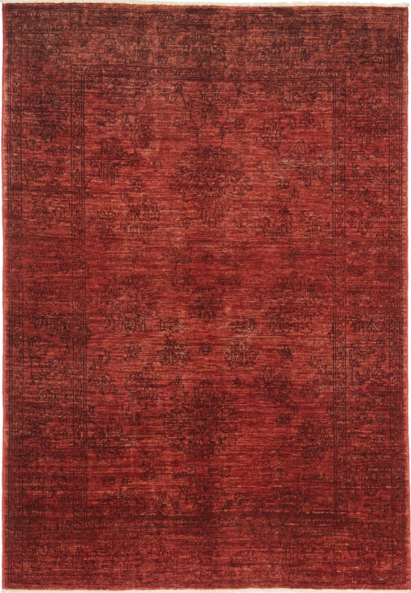 Ziegler Orientteppich 104 x 146 cm aus Schurwolle, handgeknüpft