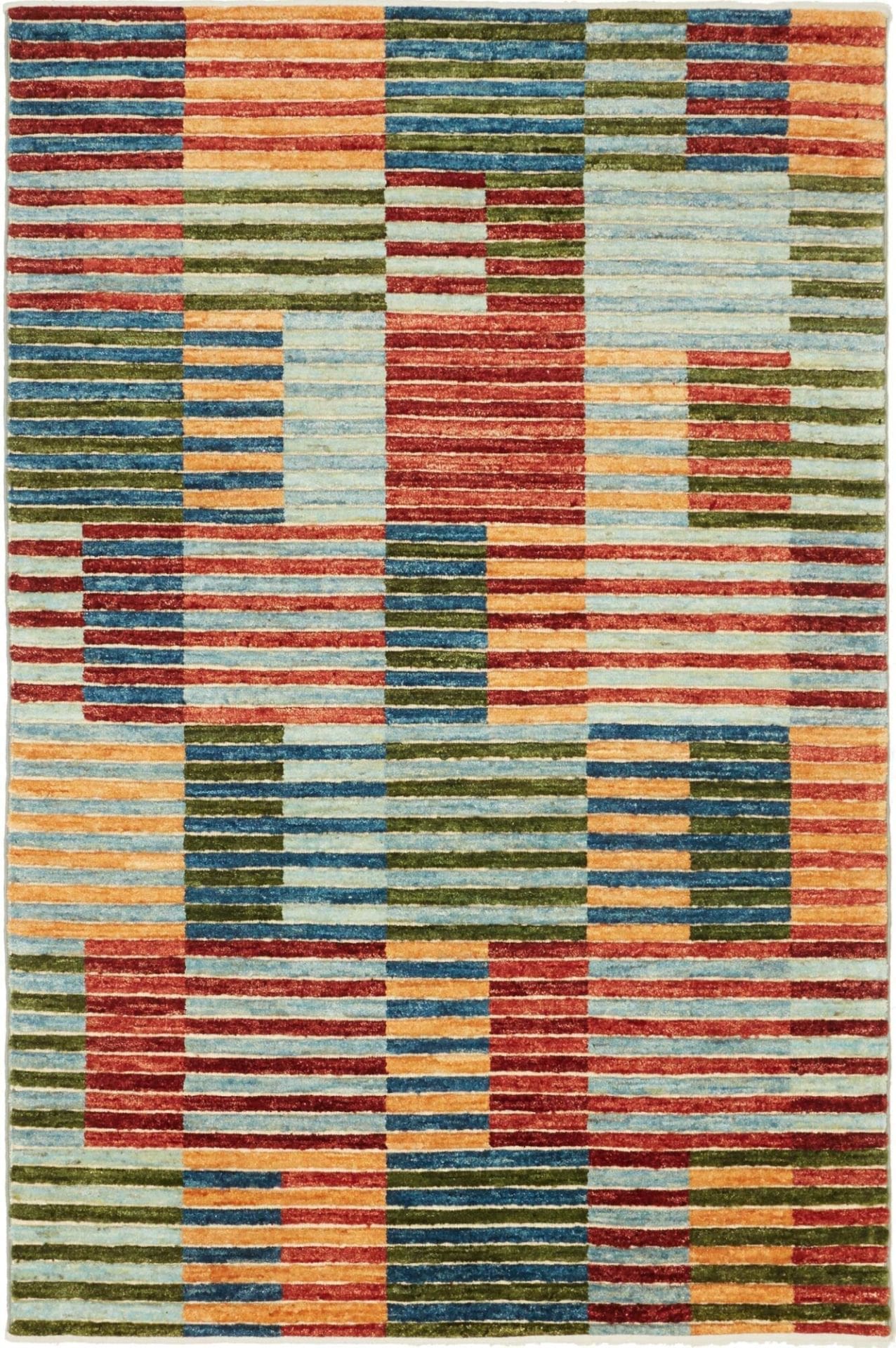 Ziegler Orientteppich 124 x 183cm aus Schurwolle, handgeknüpft