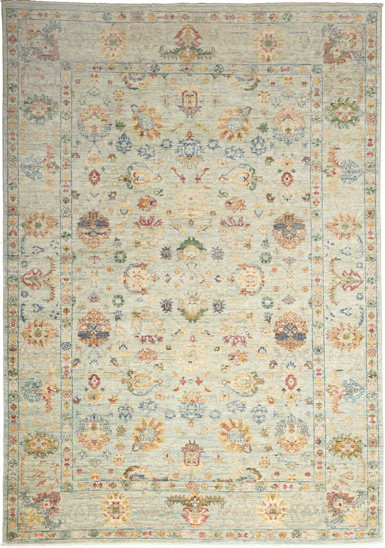 Ziegler Orientteppich 169 x 233 cm aus Schurwolle, handgeknüpft