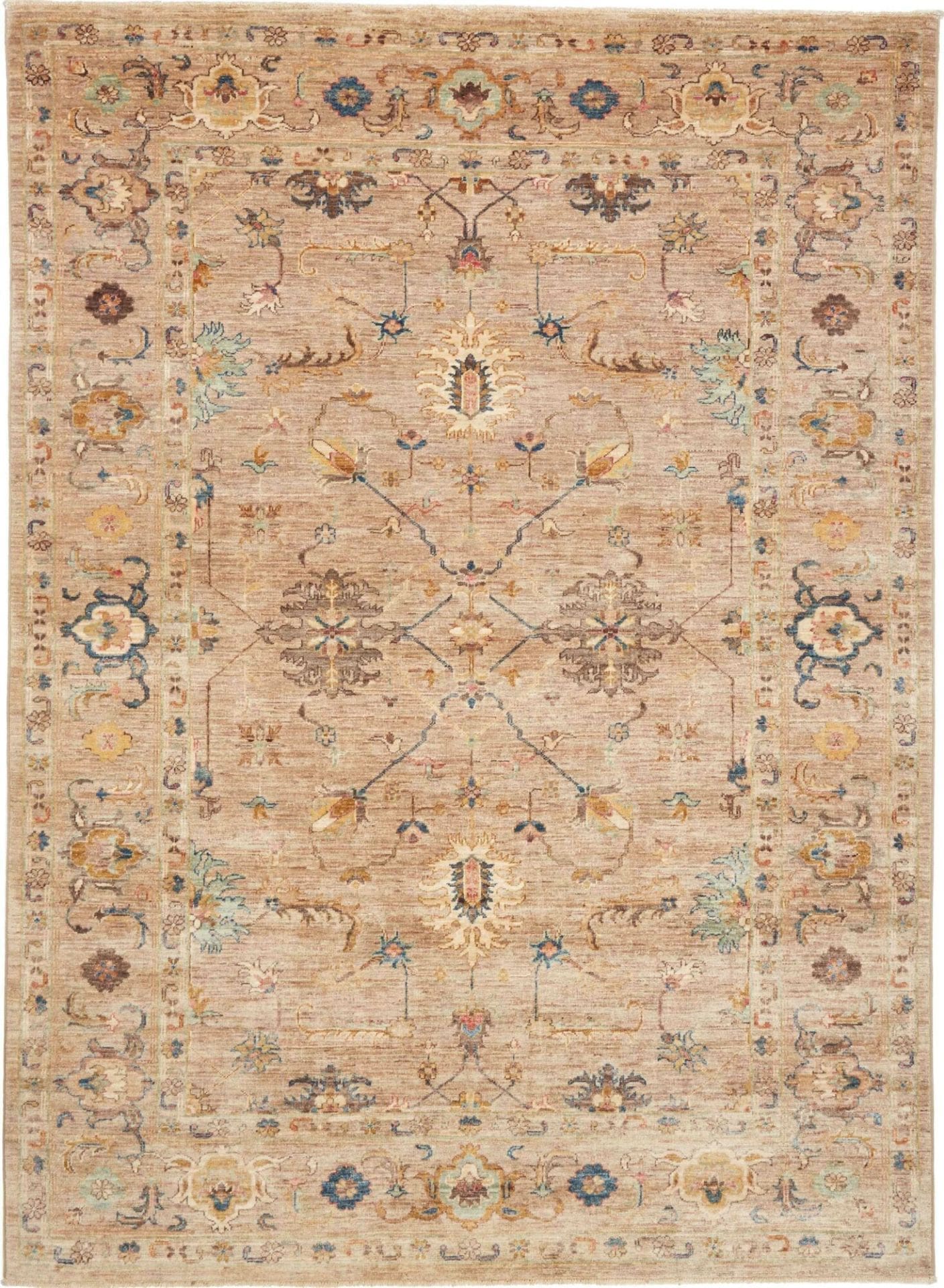 Ziegler Orientteppich 175 x 233 cm – handgeknüpft, Schurwolle