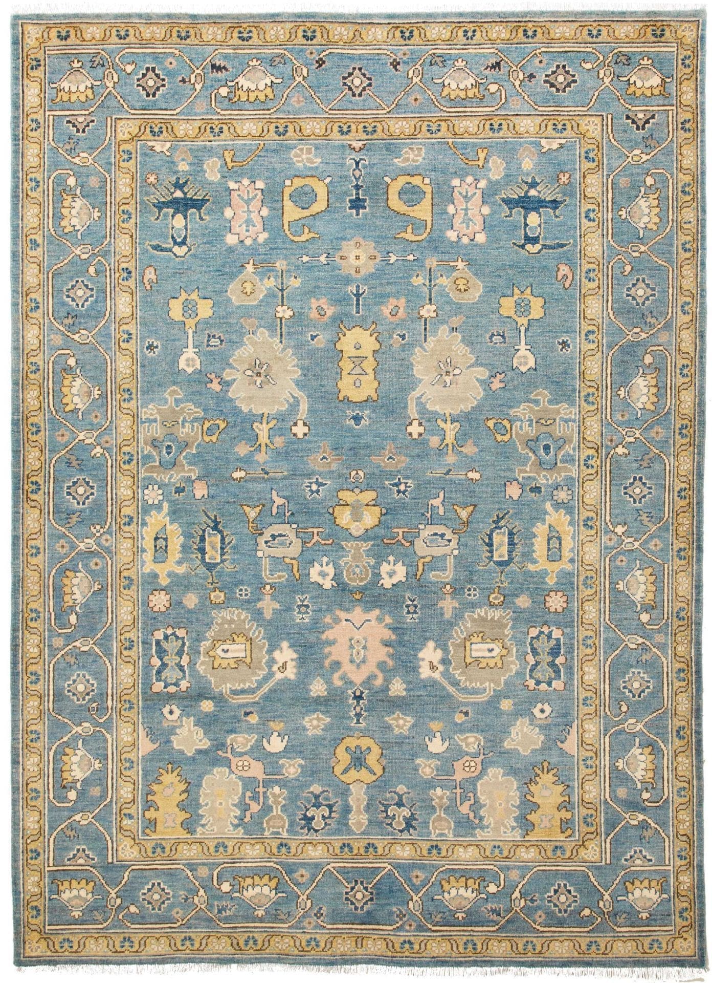 Ziegler Orientteppich 177 x 240 cm, Schurwolle, handgeknüpft