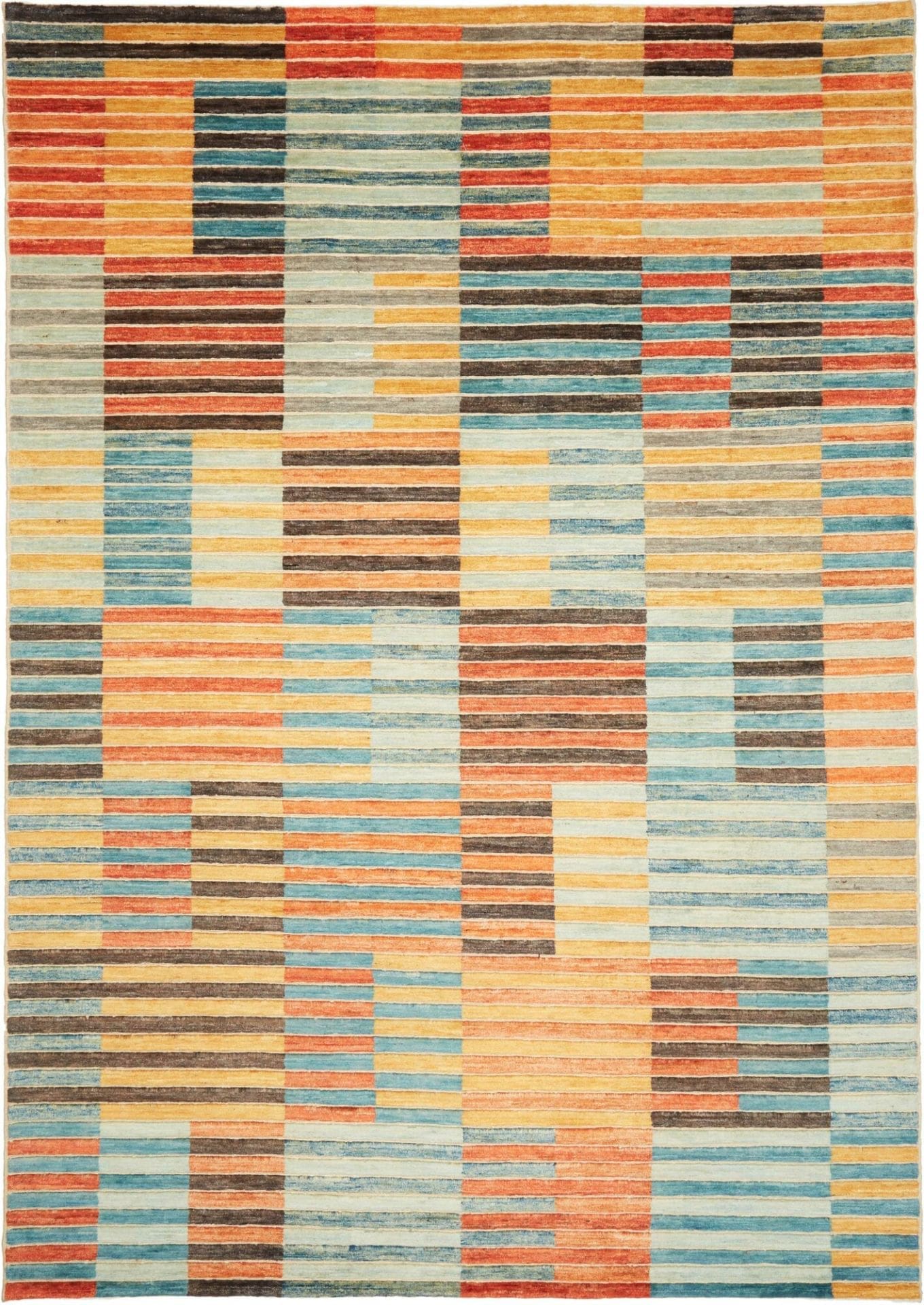 Ziegler Orientteppich 205 x 286 cm aus Schurwolle, handgeknüpft