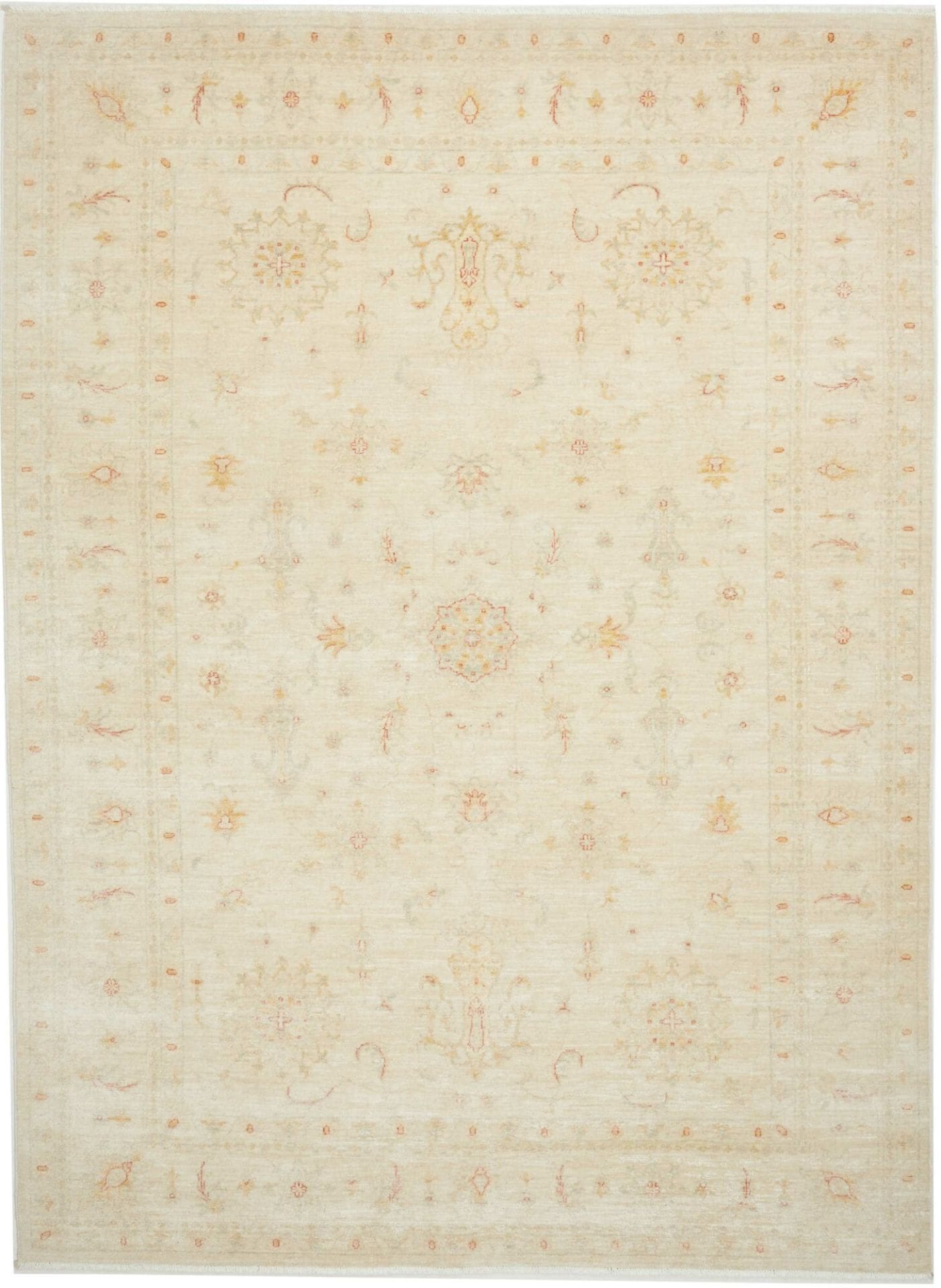 Ziegler Orientteppich 211 x 282cm, handgeknüpft, Schurwolle